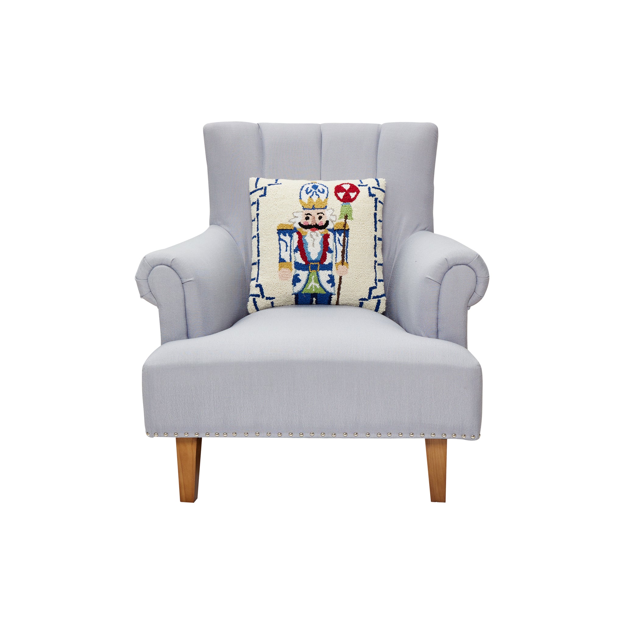 Kensmere Nutcracker Hook Pillow - Wisteria