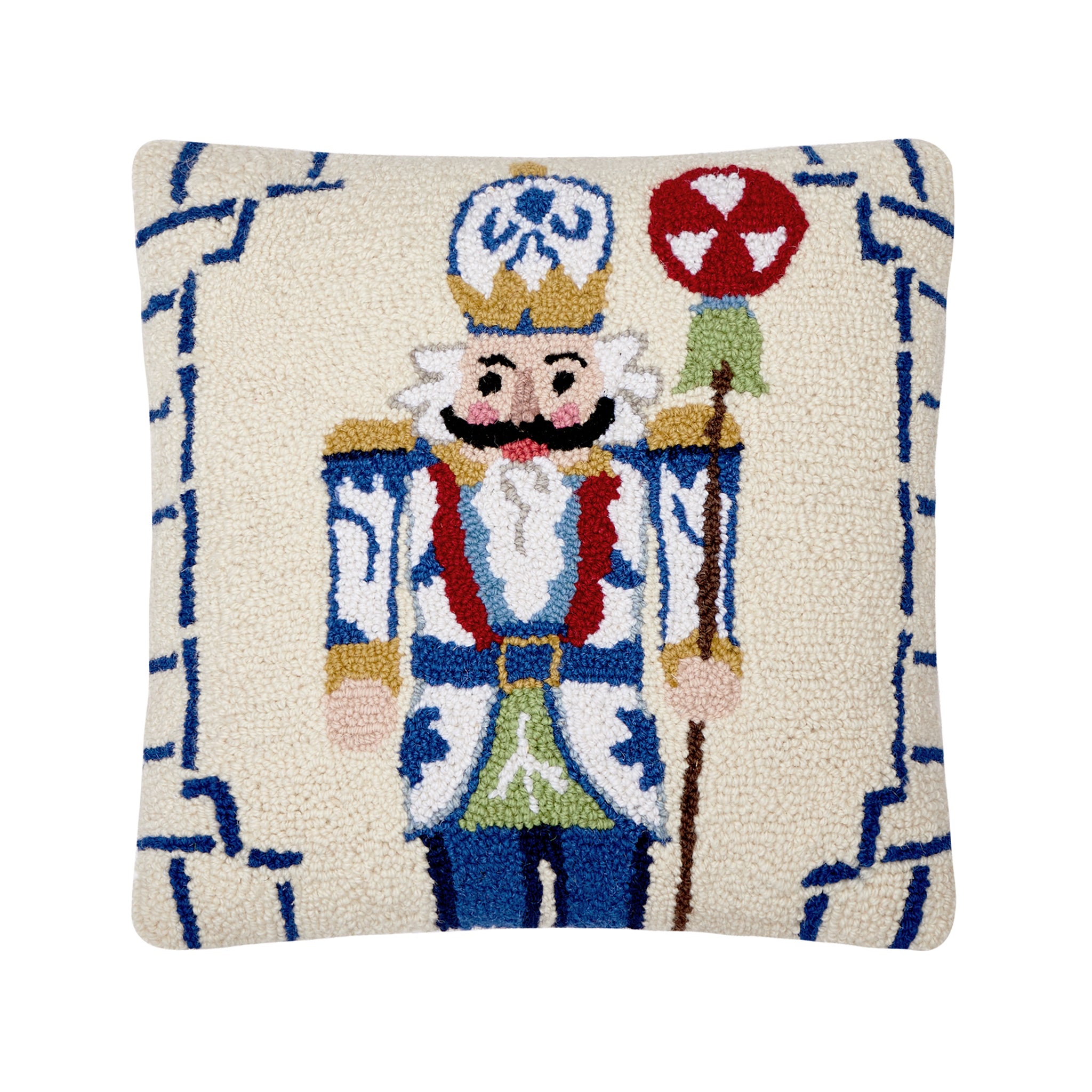Kensmere Nutcracker Hook Pillow - Wisteria