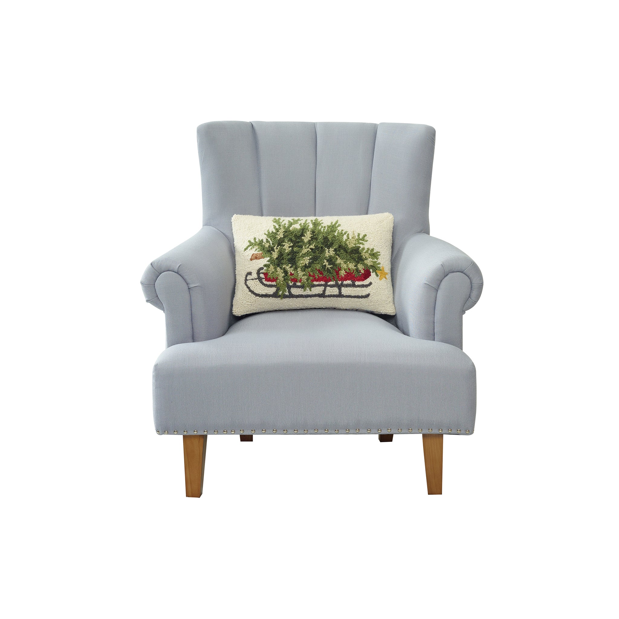 Wintermere Sleigh Hook Pillow - Wisteria