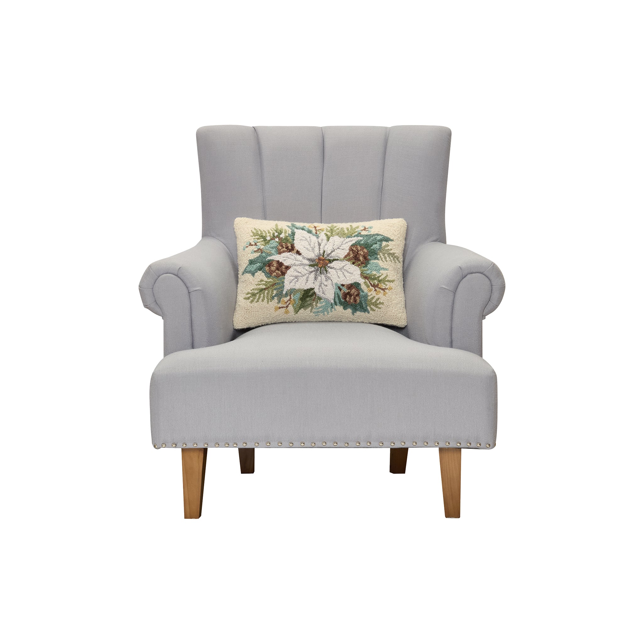Everlisse Poinsettia Hook Pillow - Wisteria