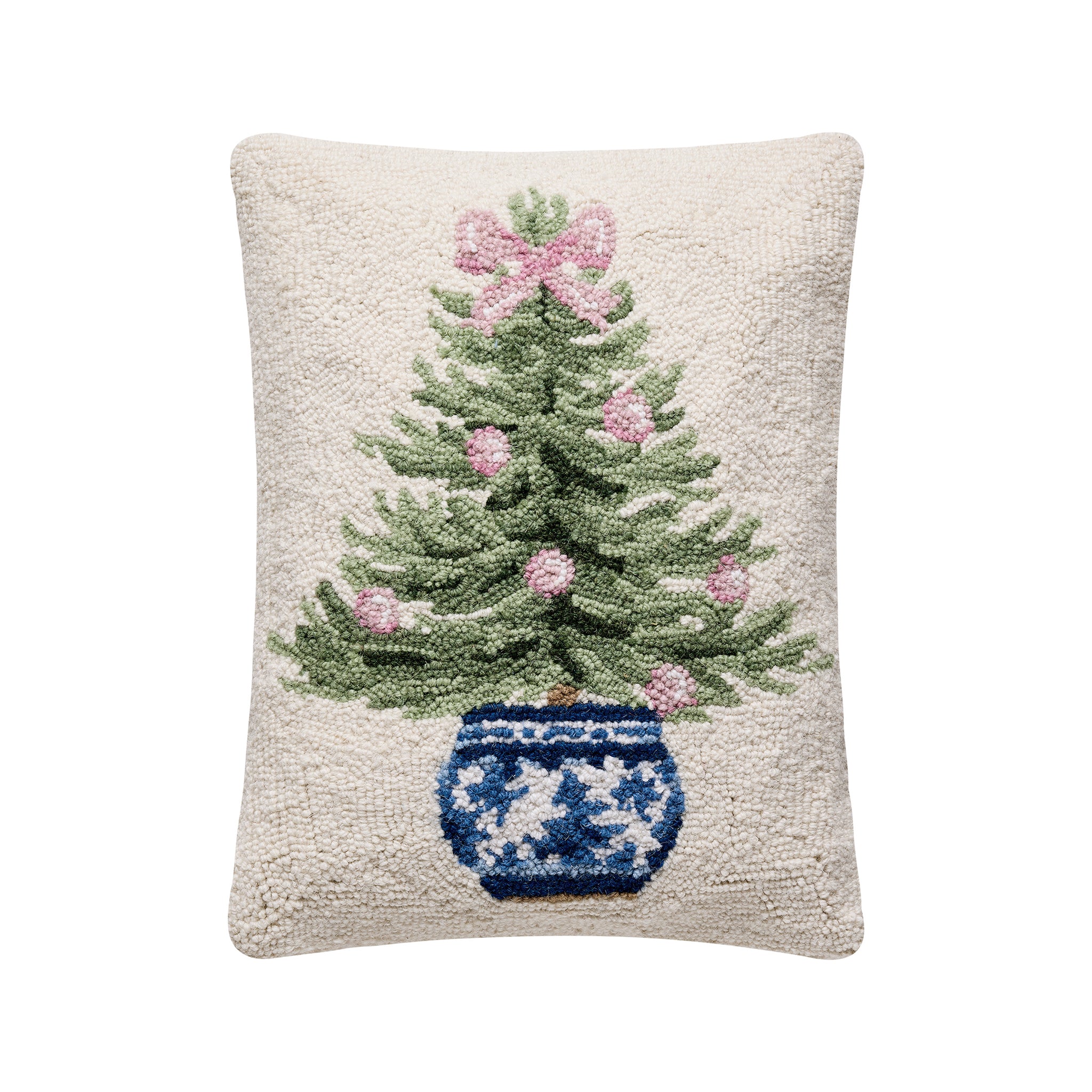 Tanselle Christmas Tree Pillow - Wisteria