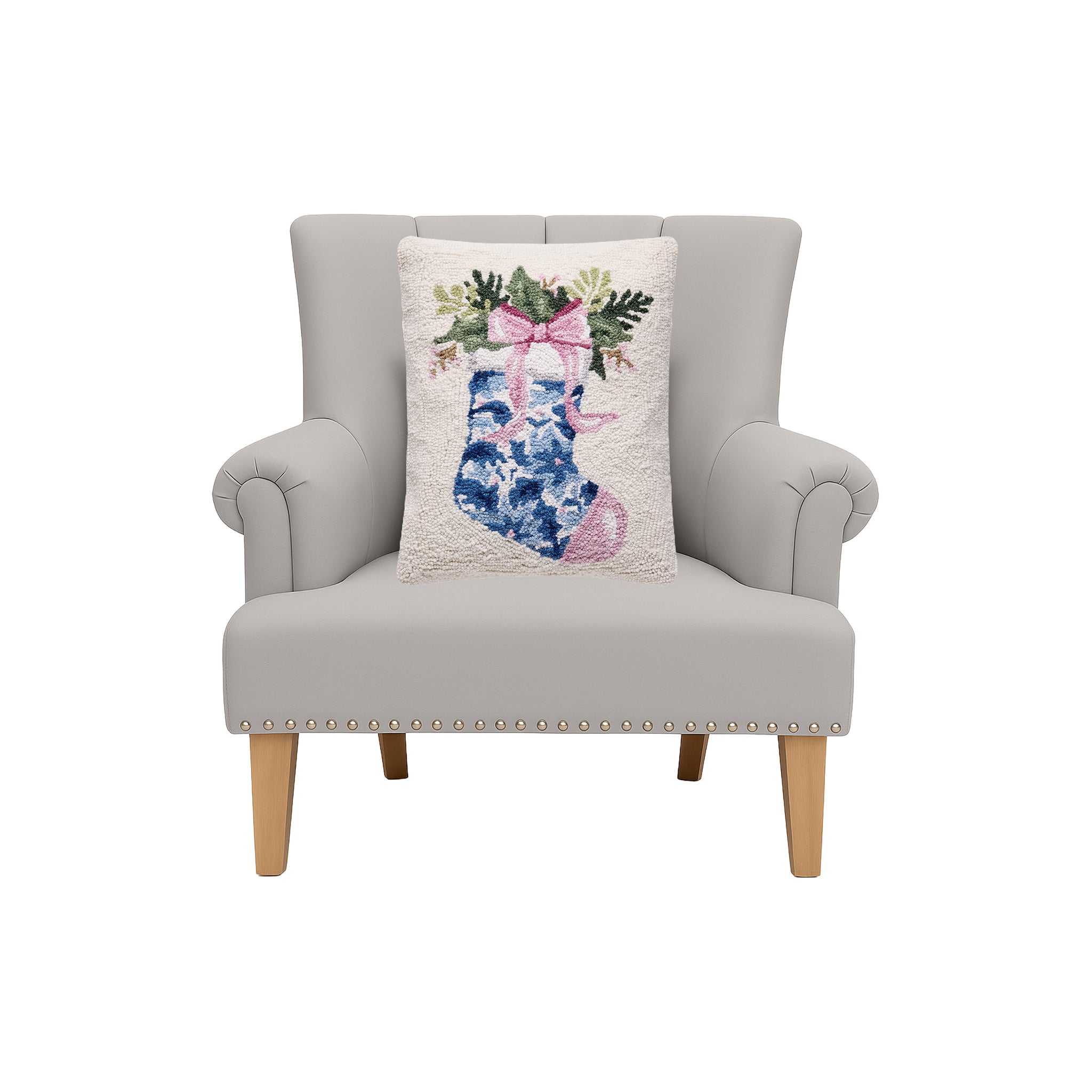 Briarwyn Stocking Hook Pillow - Wisteria