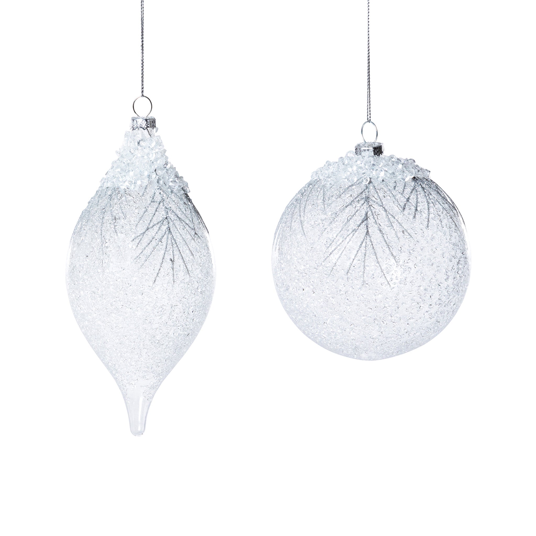 Icy Ornament Collection, Set of 6
