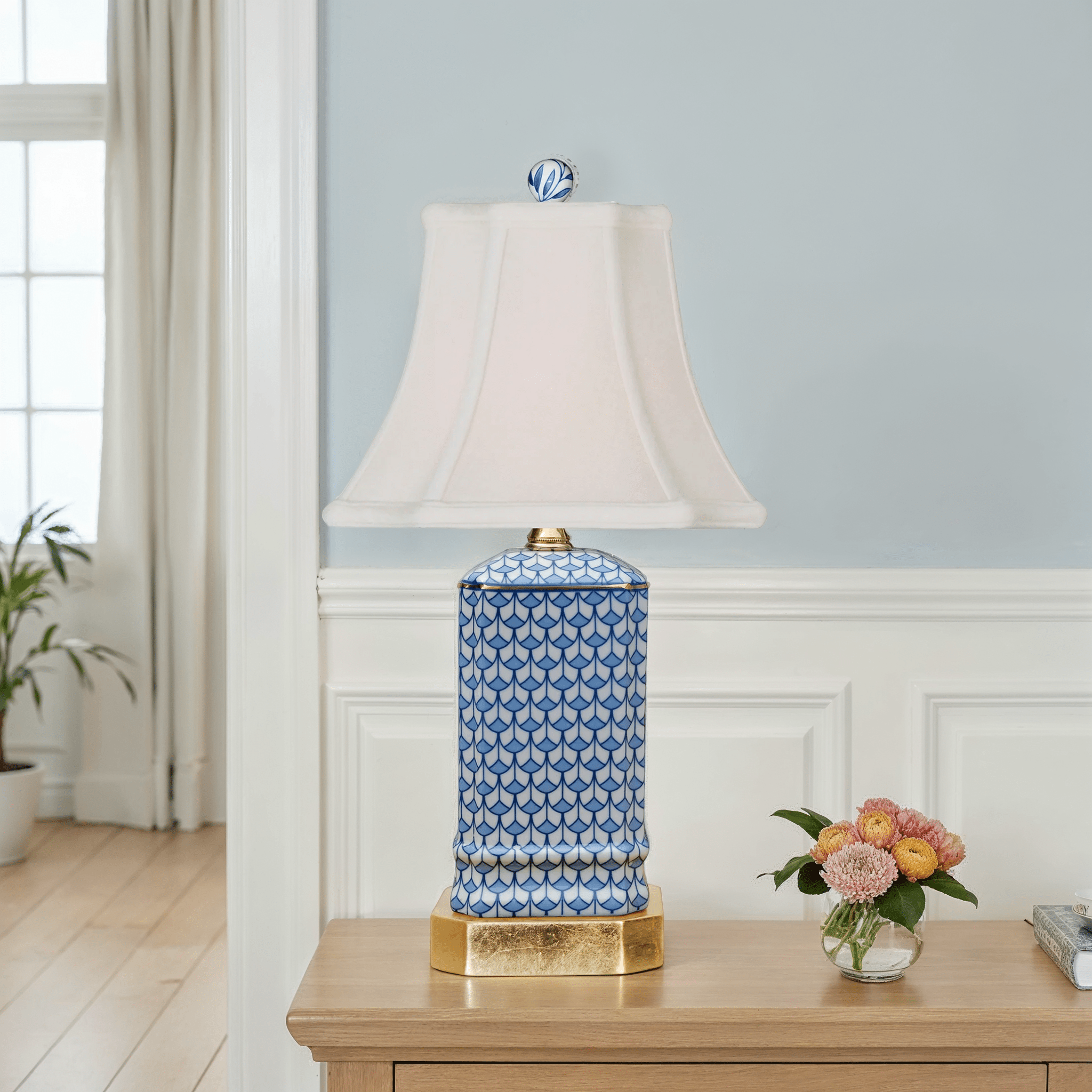 Fish Scale Lamp - Wisteria