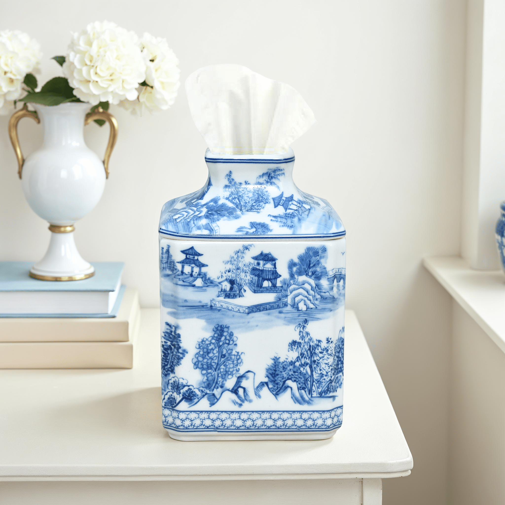 Hongwu Tissue Holder - Wisteria