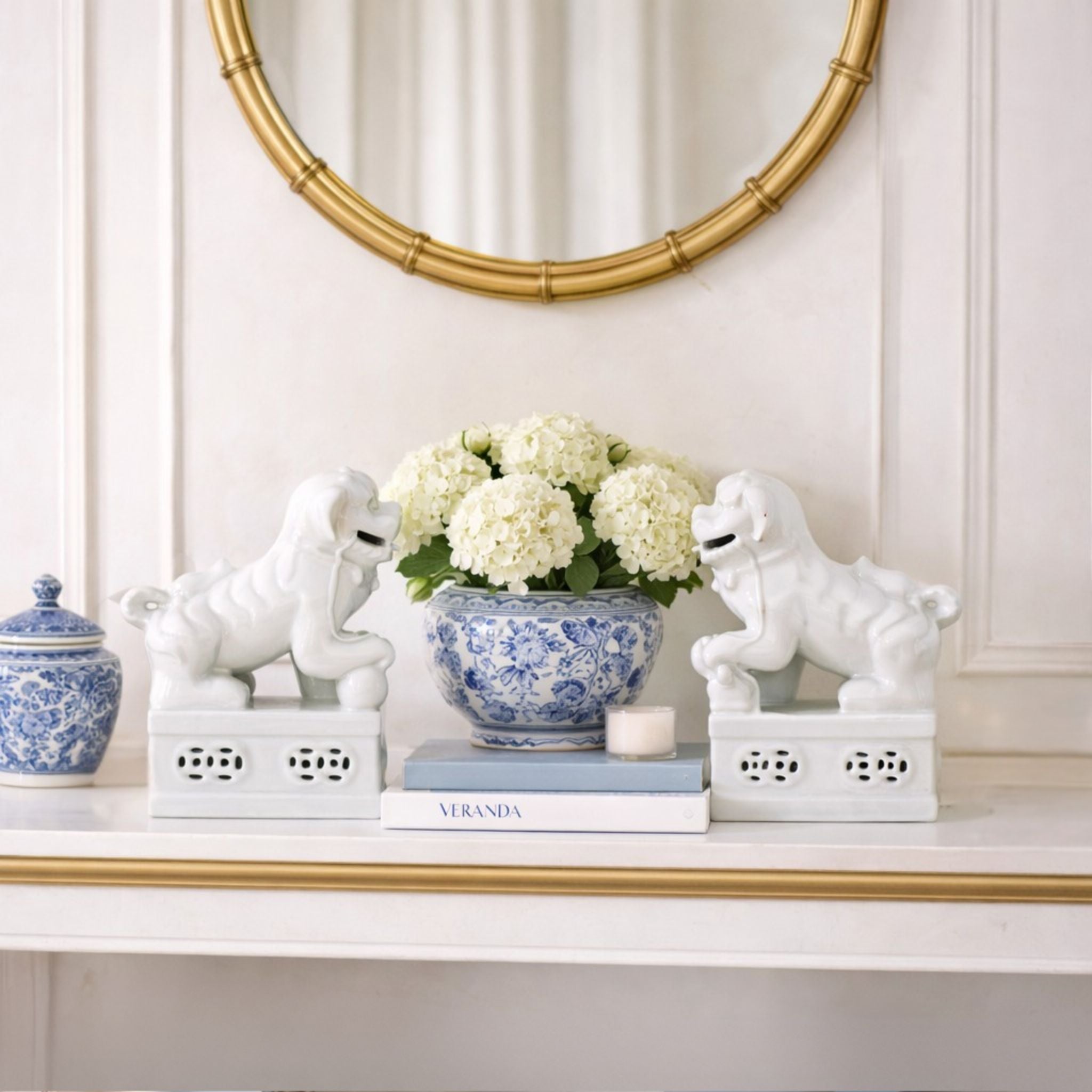 Foo Dog Guardians - Wisteria