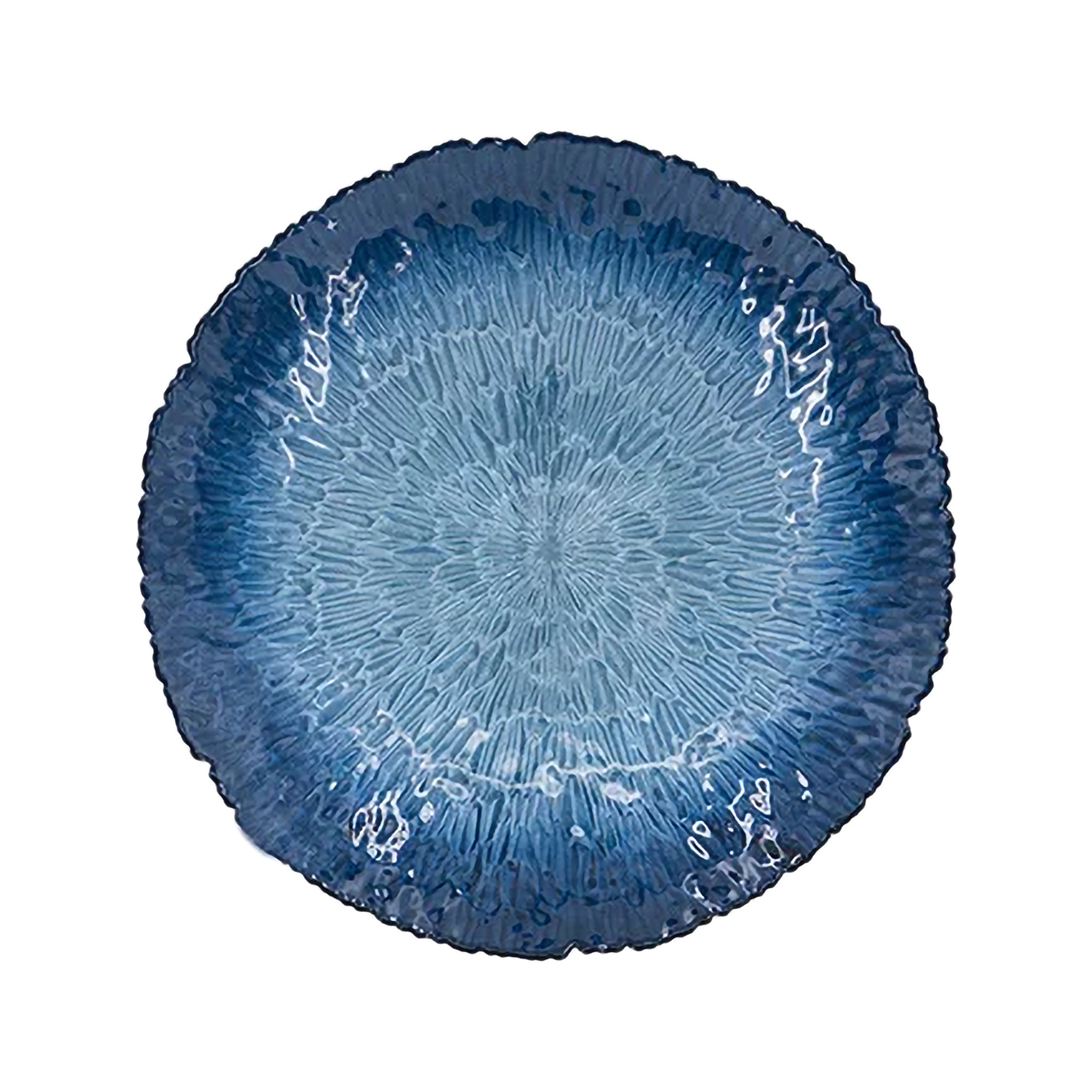 Vetro Bleu Decorative Plate