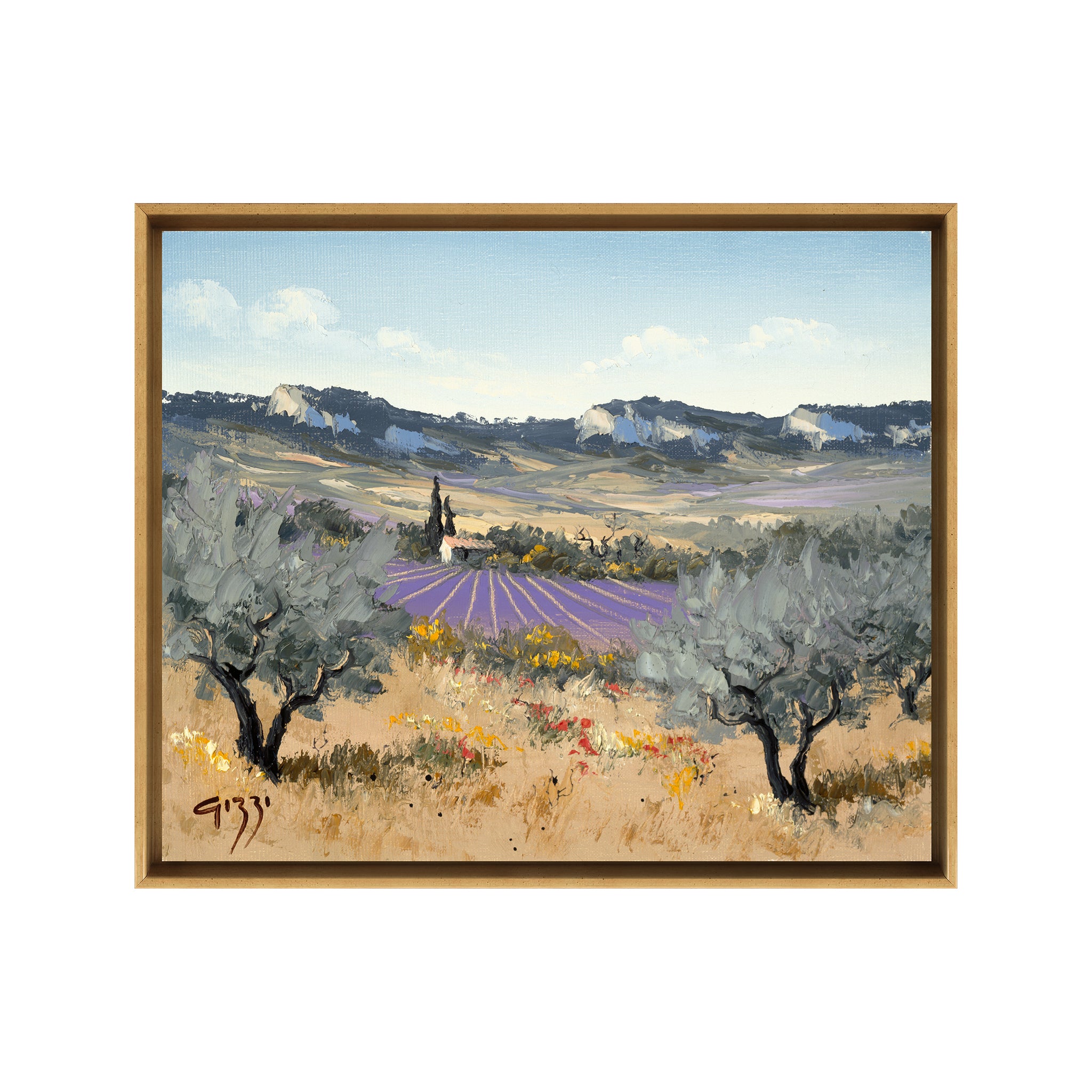 Valbonne Framed Landscape Print