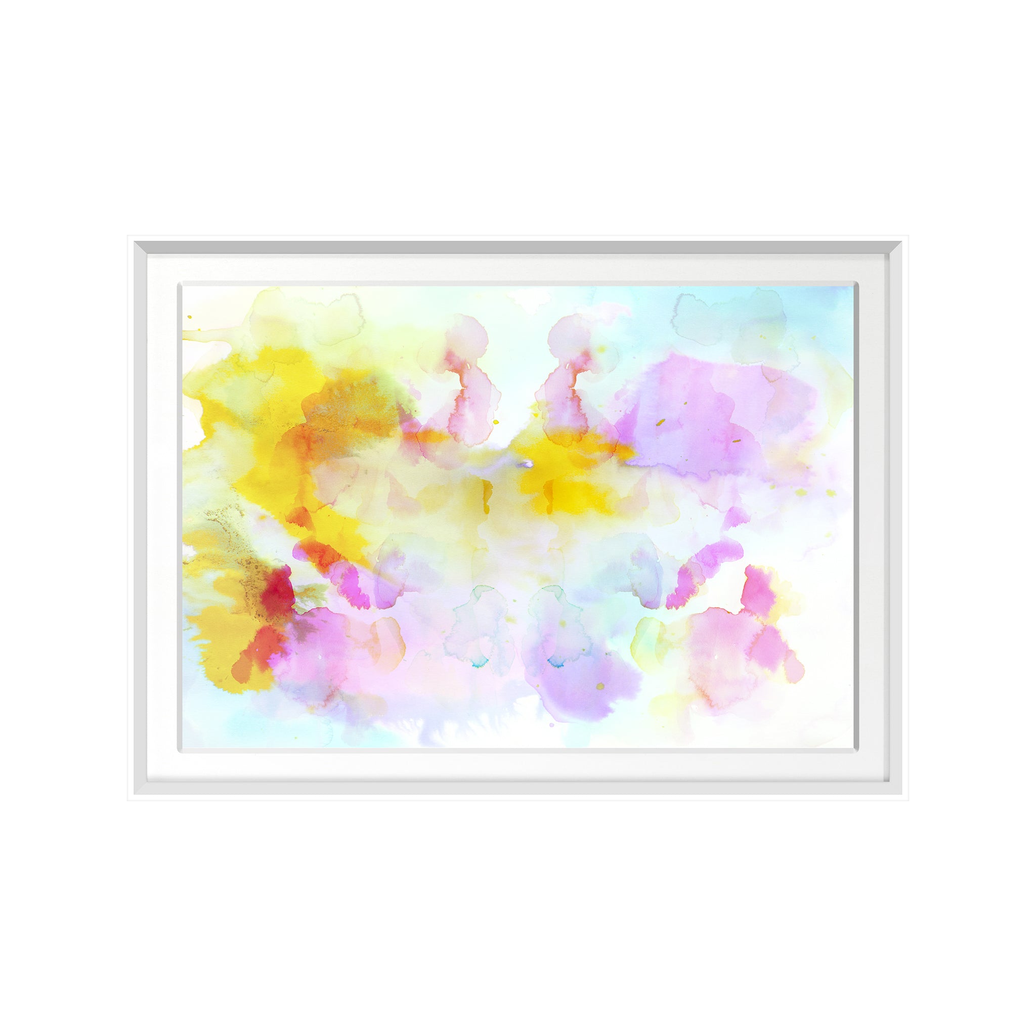 Solene Framed Abstract Watercolor