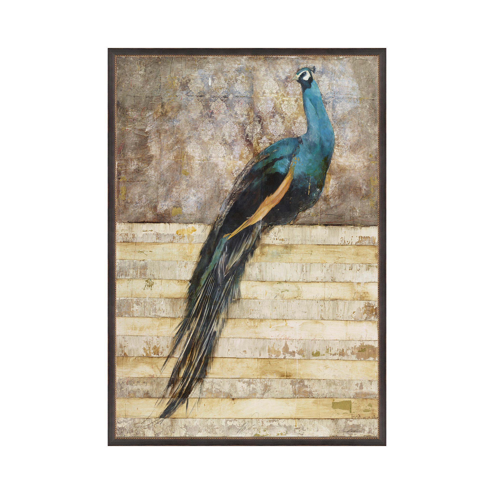 Marjani Peacock Canvas Art