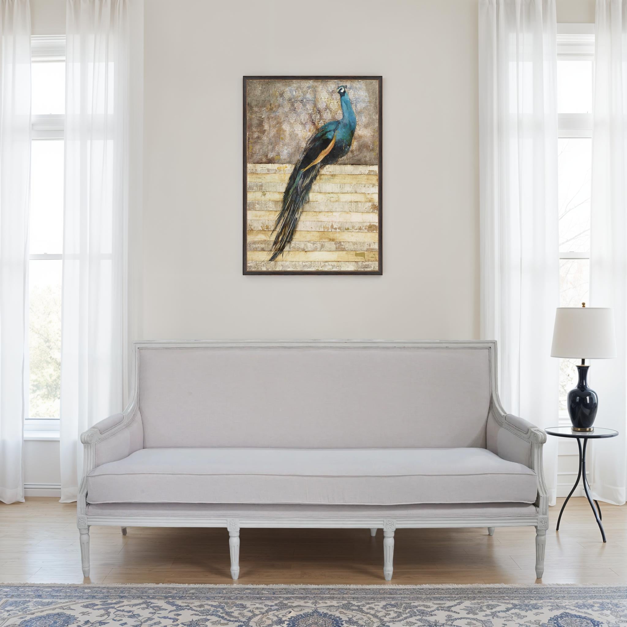 Marjani Peacock Canvas Art