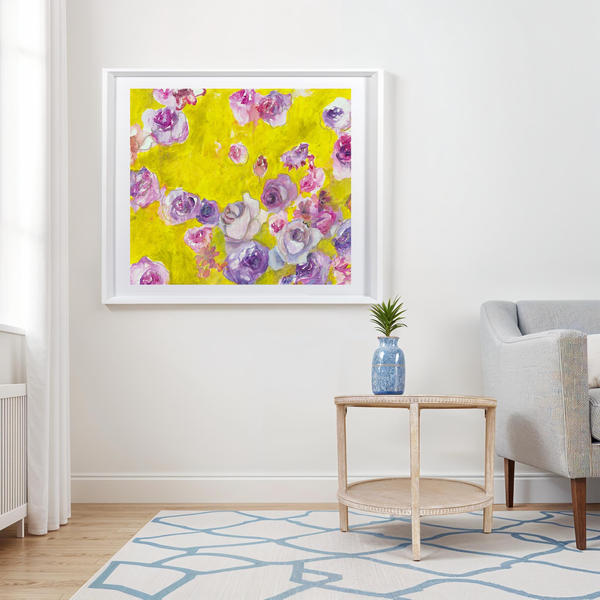 Delphine Floral Art Print