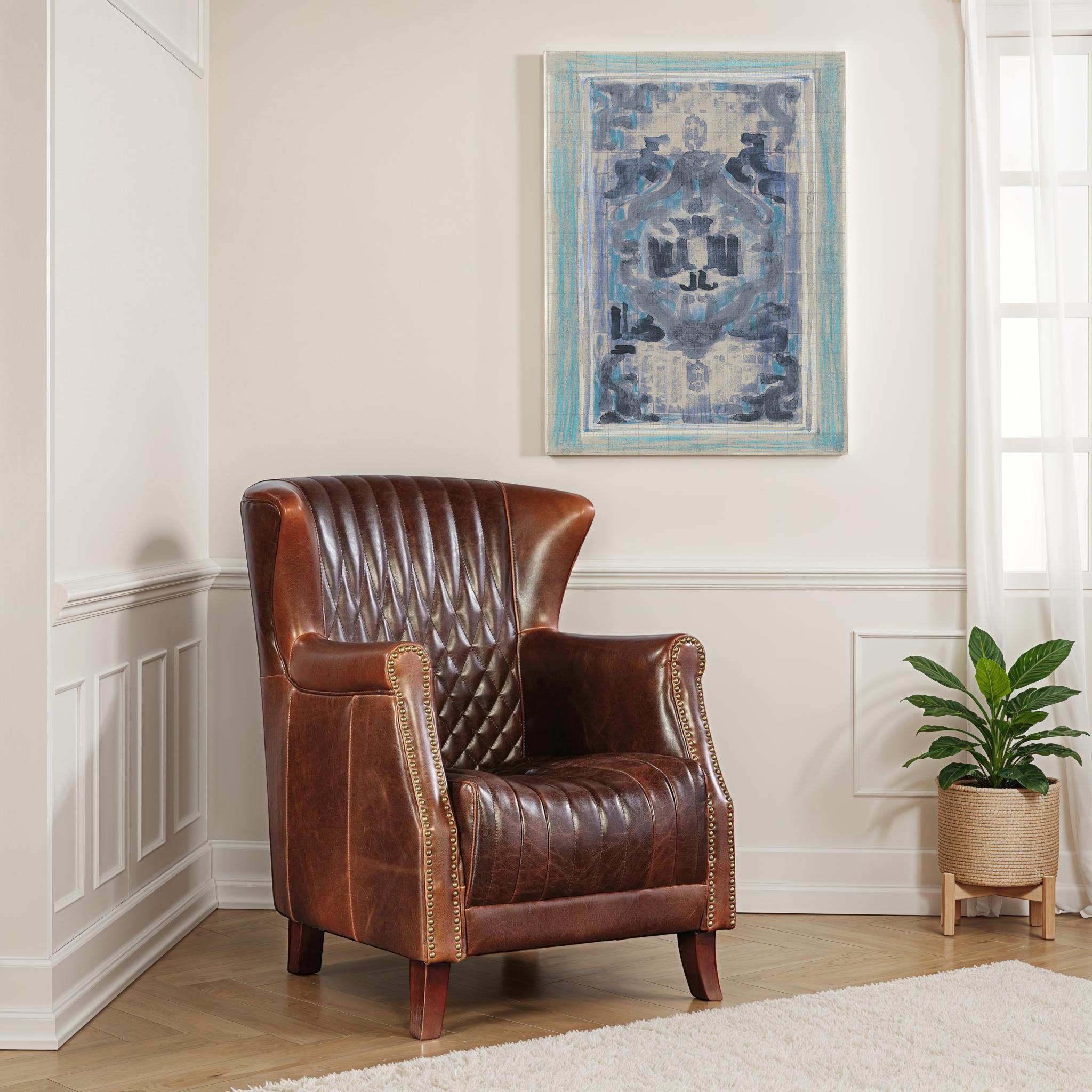 Anatoli Indigo Art Print