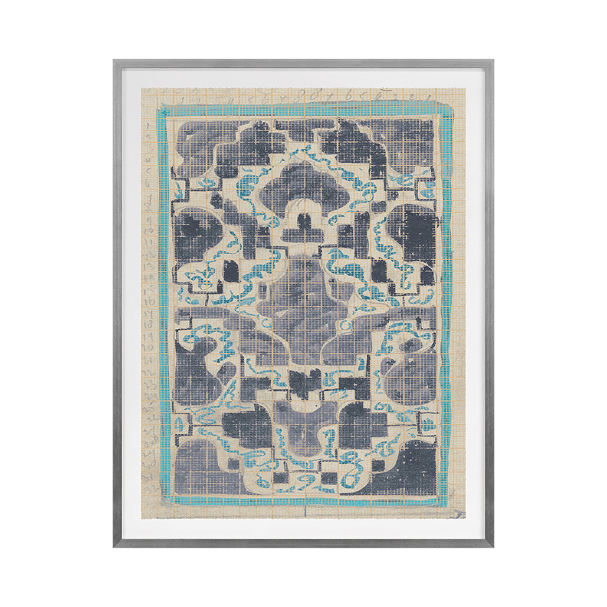 Delara Indigo Art Print