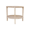 Horizontal View Of Highland Side Table White Background