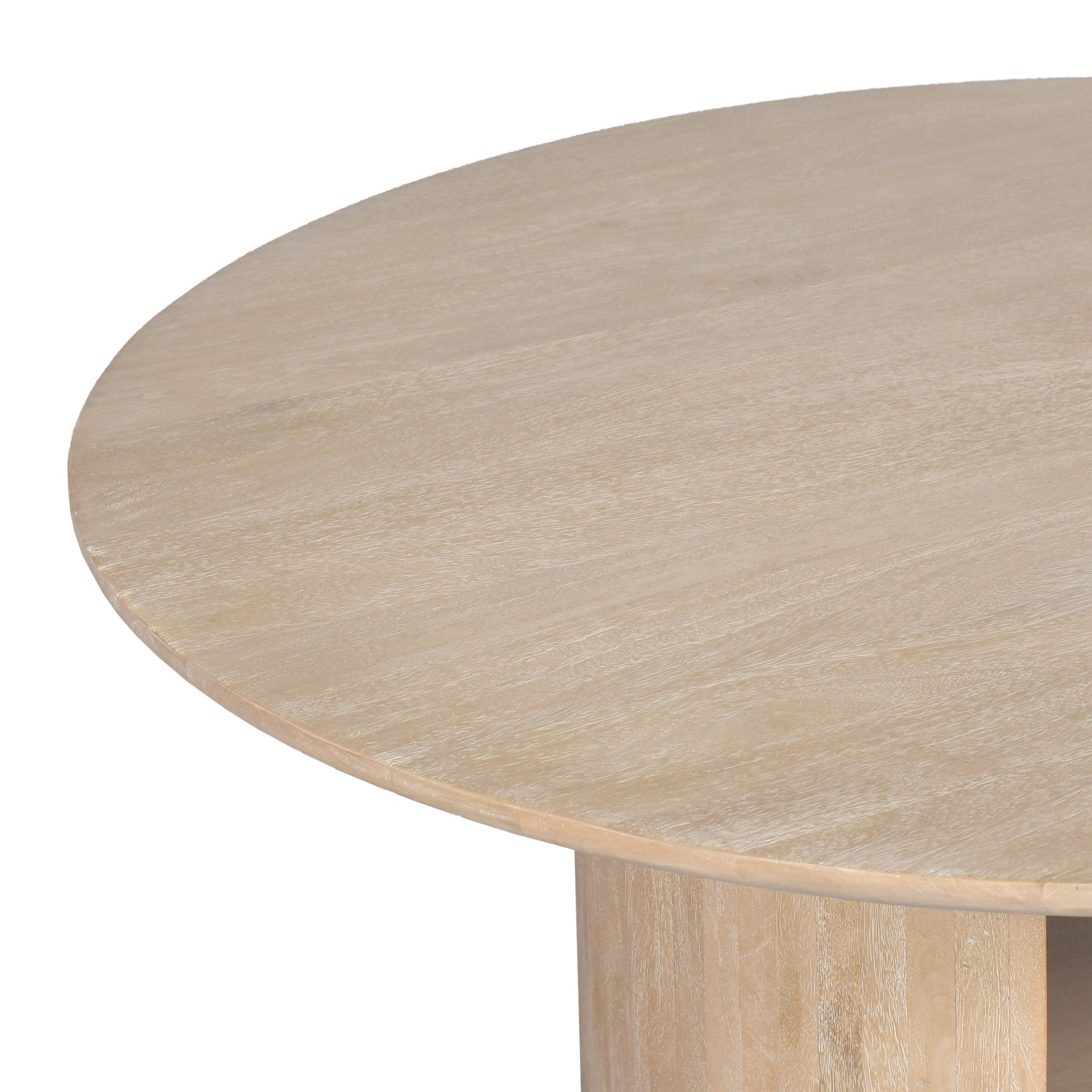 Coonoor Washed Mango Dining Table - Wisteria