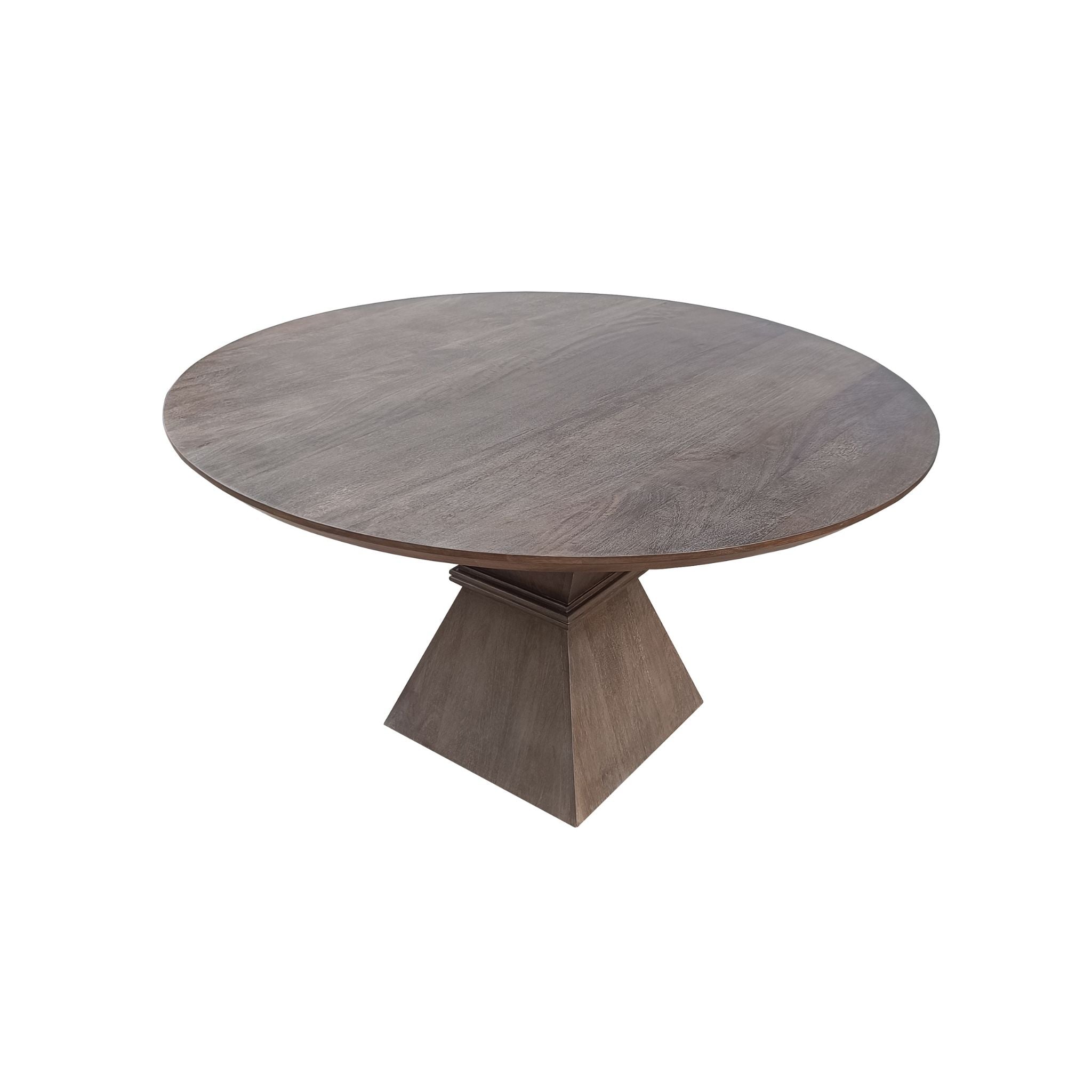 Mysuru Ash Brown Dining Table - Wisteria