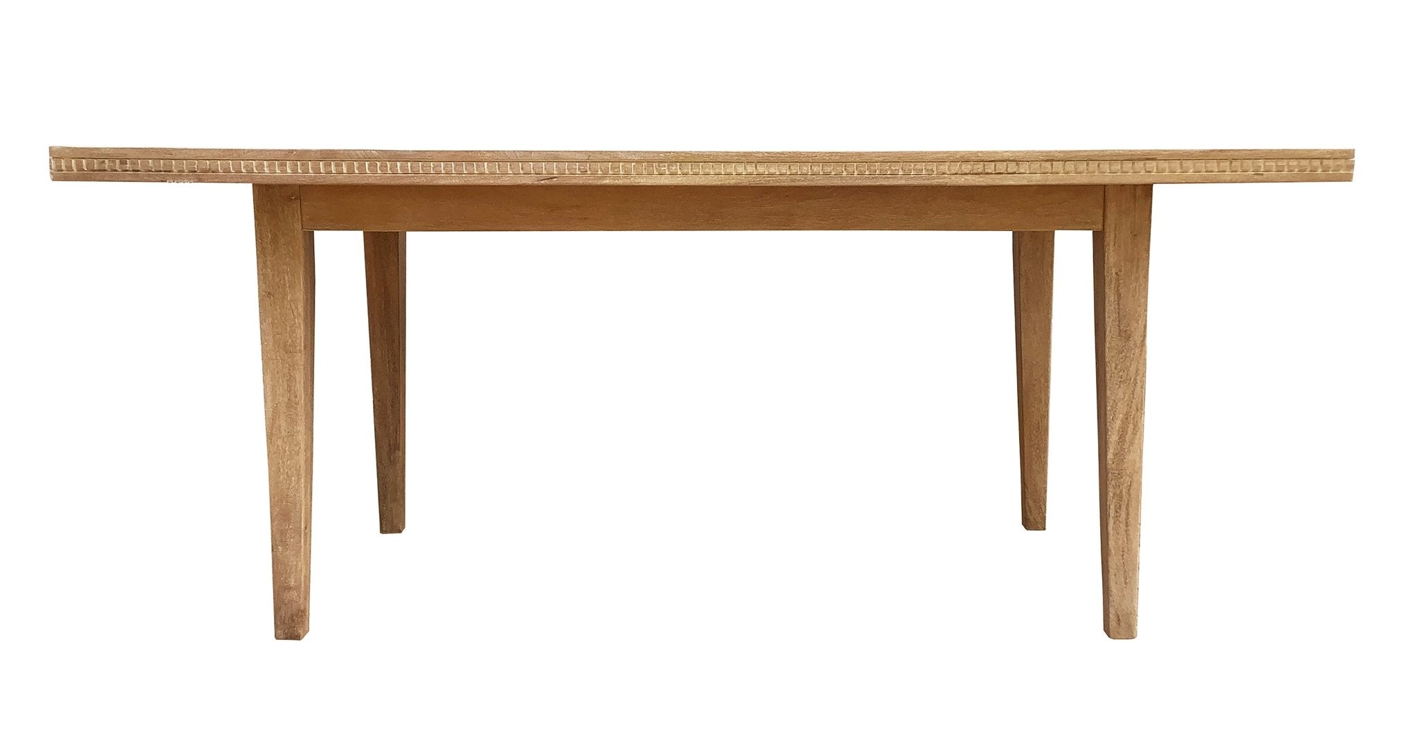 Chikmagalur Washed Mango Dining Table - Wisteria
