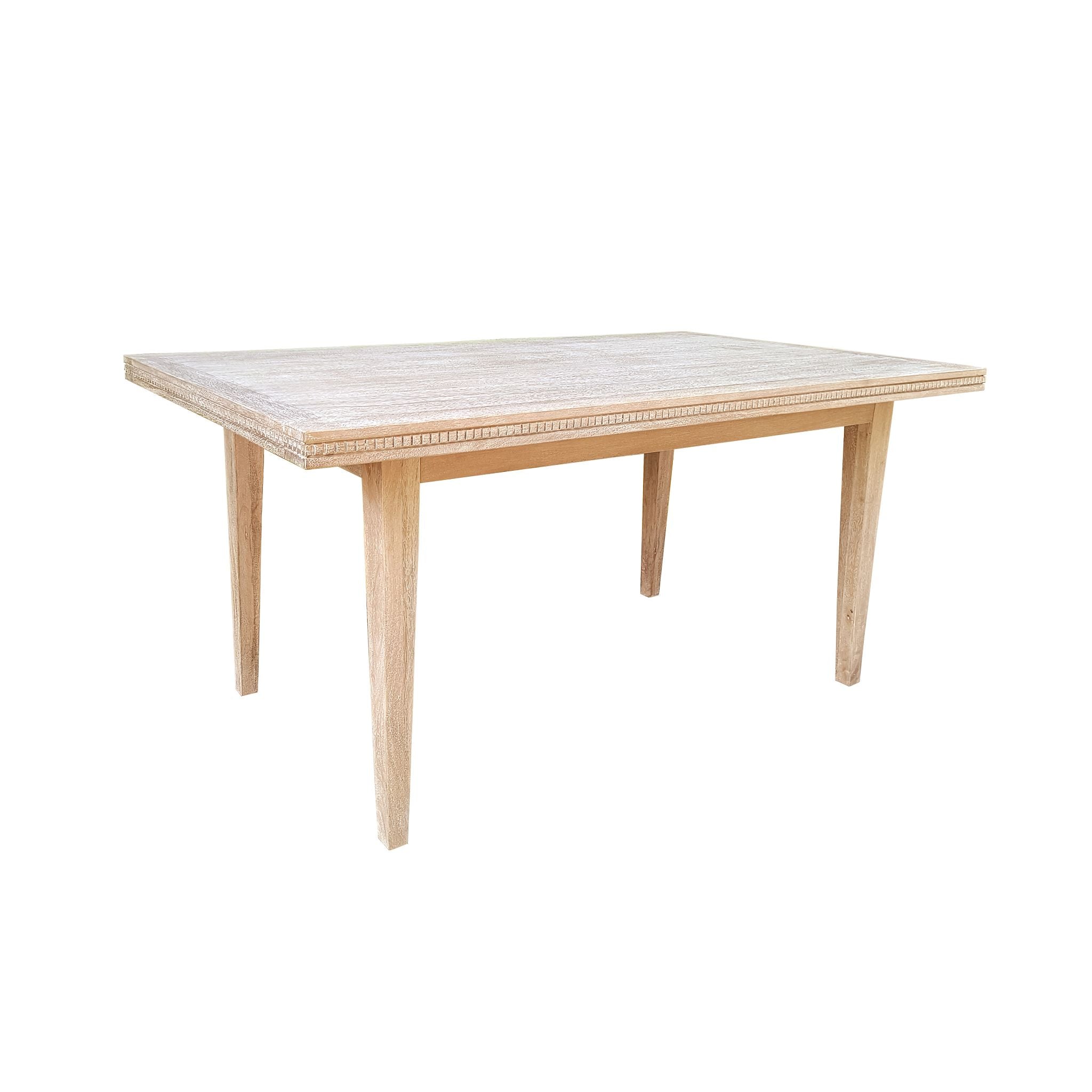 Chikmagalur Washed Mango Dining Table - Wisteria