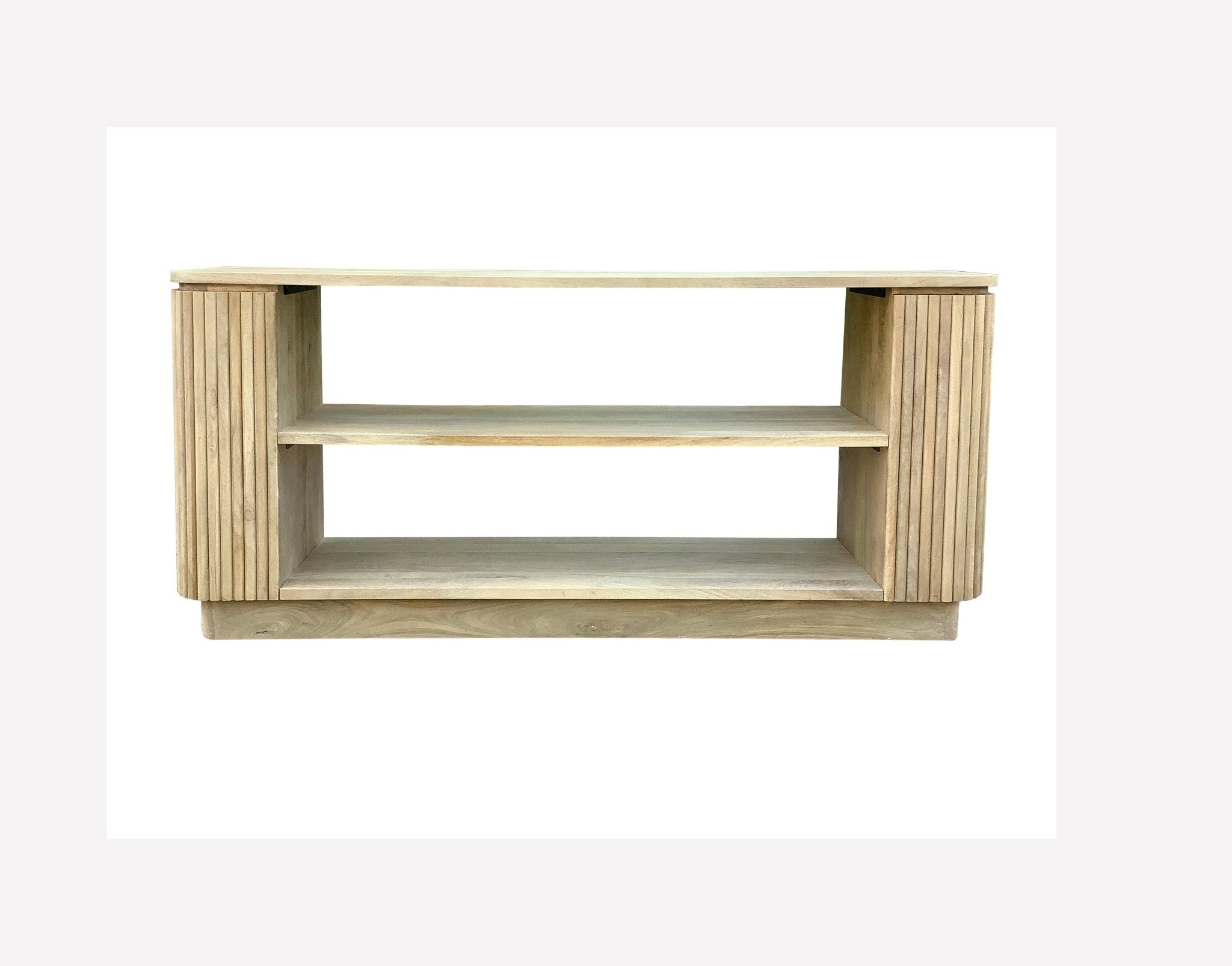 Kovalam Reeded Mango Console - Wisteria