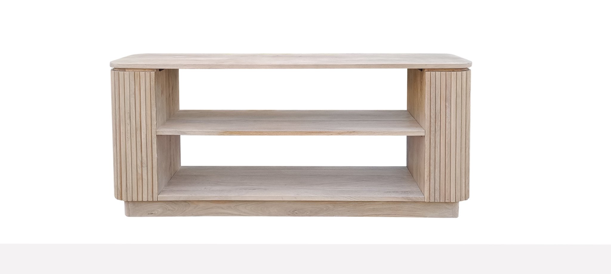 Kovalam Reeded Mango Console - Wisteria