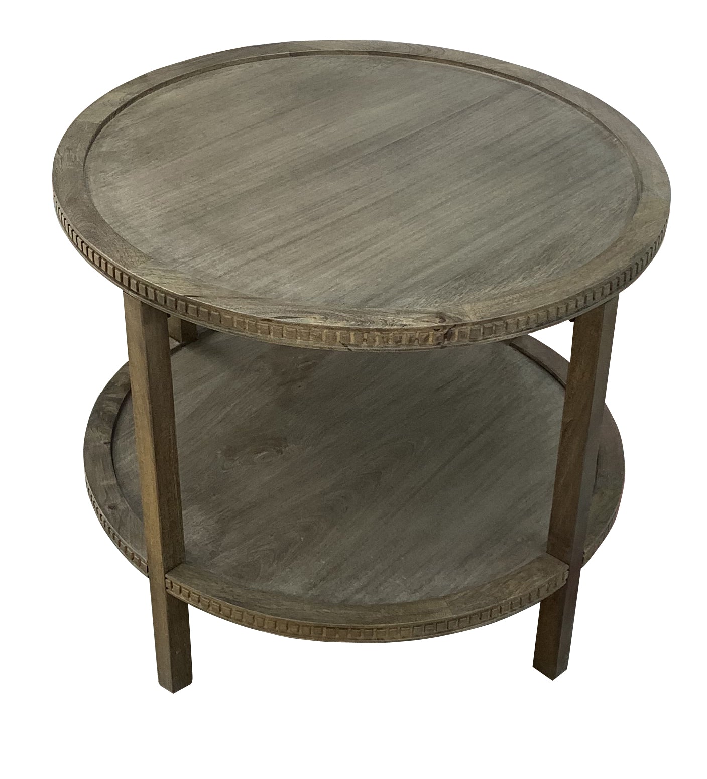 Highland Two Tier Wood Side Table - Wisteria