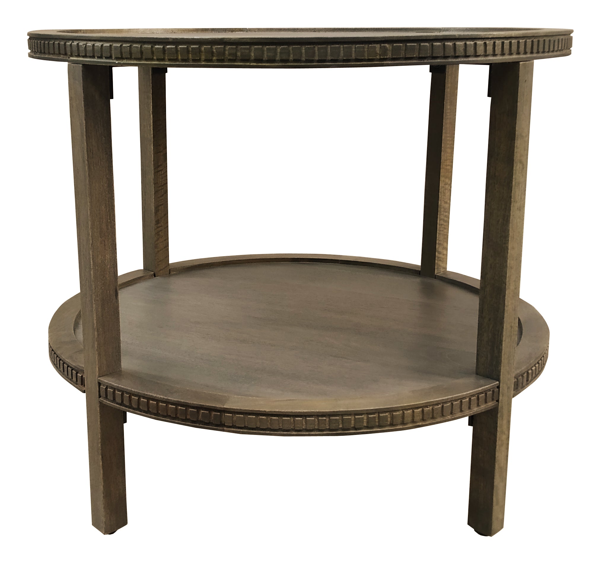 Highland Two Tier Wood Side Table - Wisteria