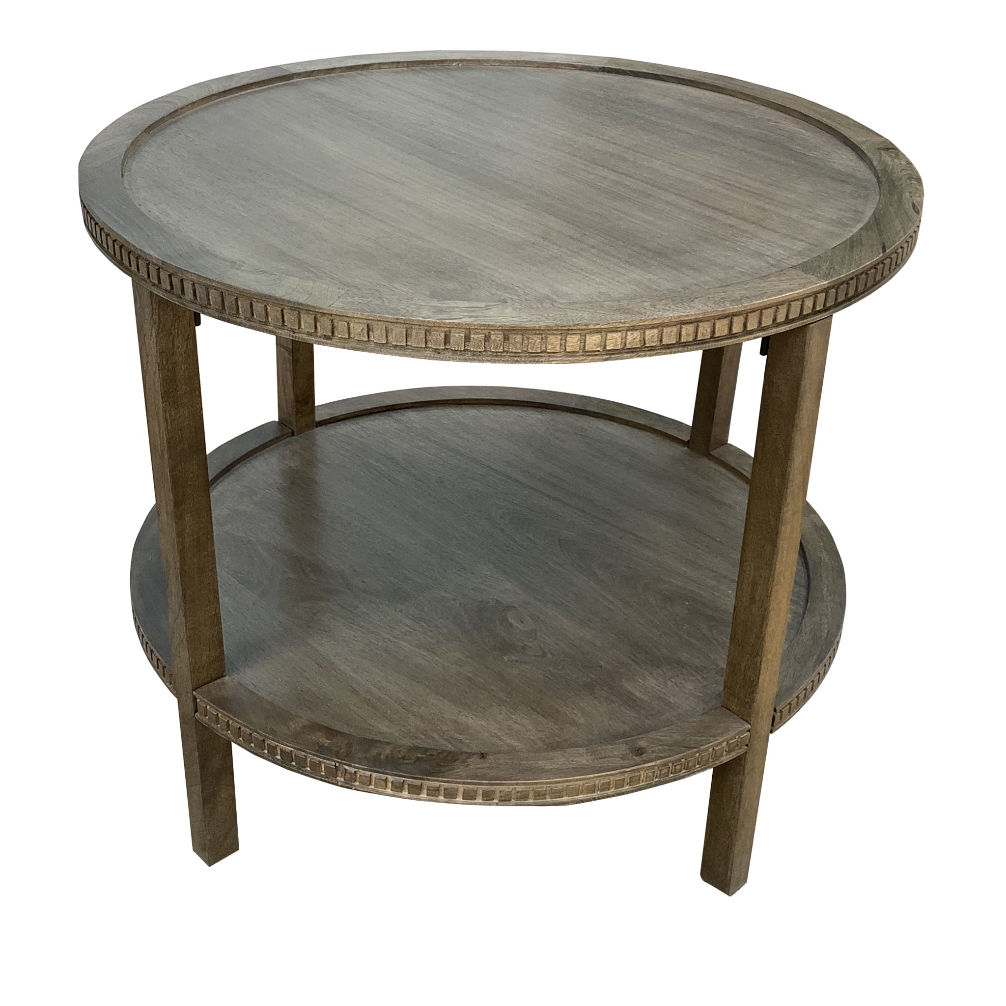 Highland Two Tier Wood Side Table - Wisteria