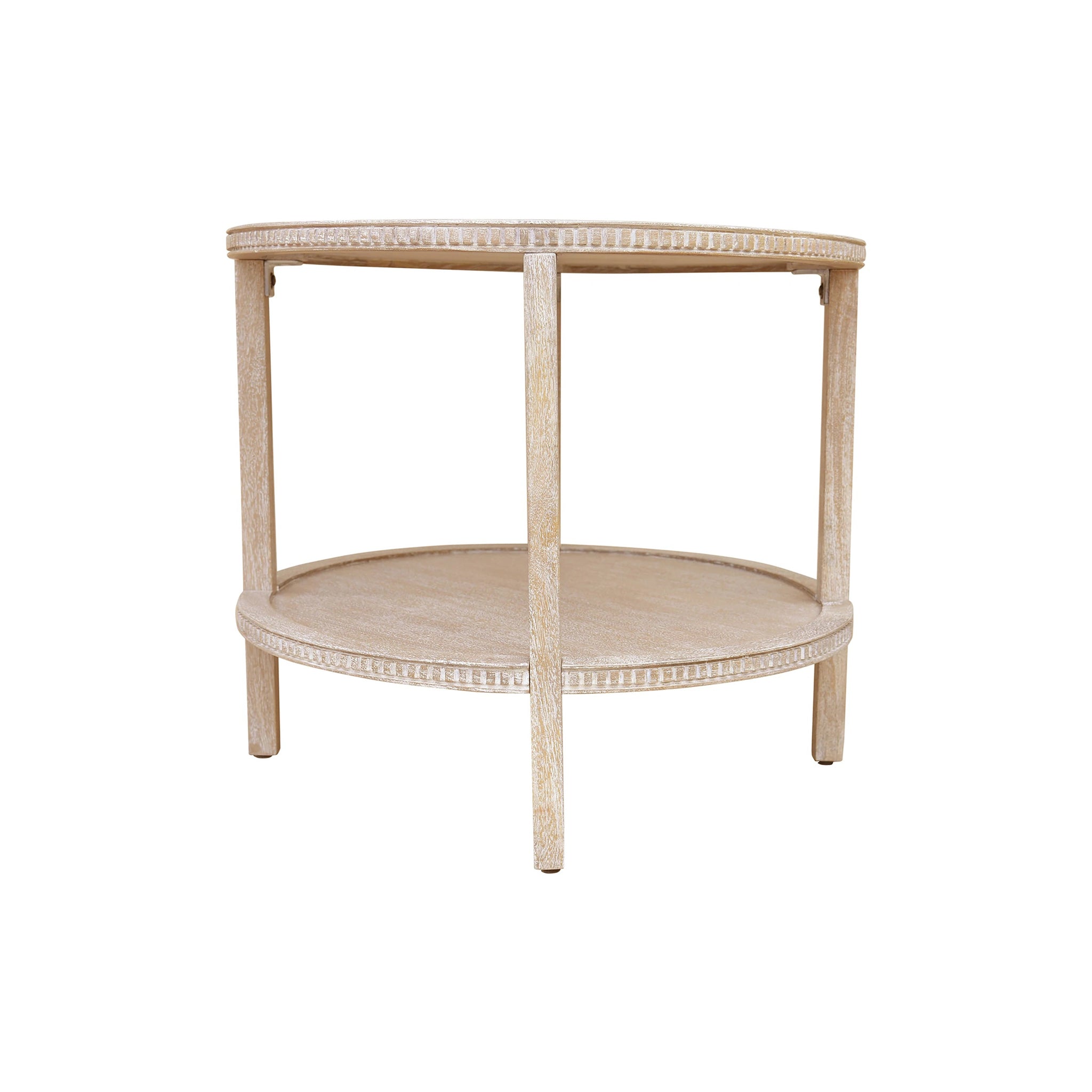 Highland Two Tier Wood Side Table - Wisteria