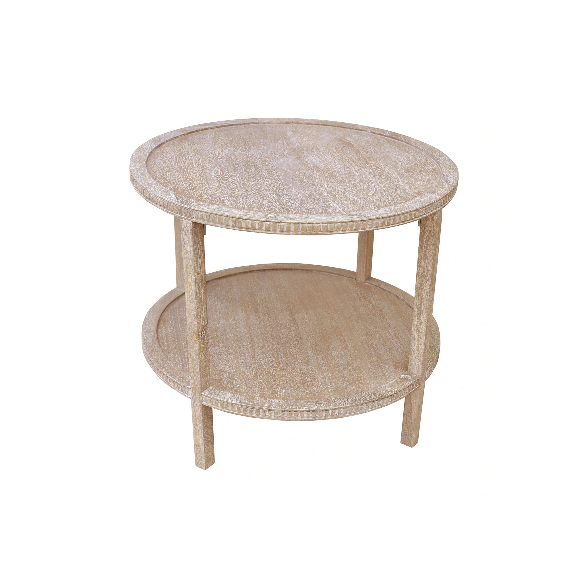 Highland Two Tier Wood Side Table - Wisteria