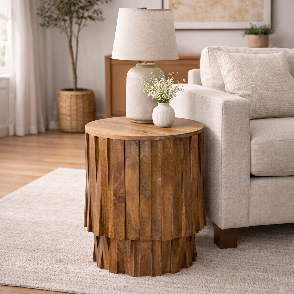 Vireon Teak Side Table