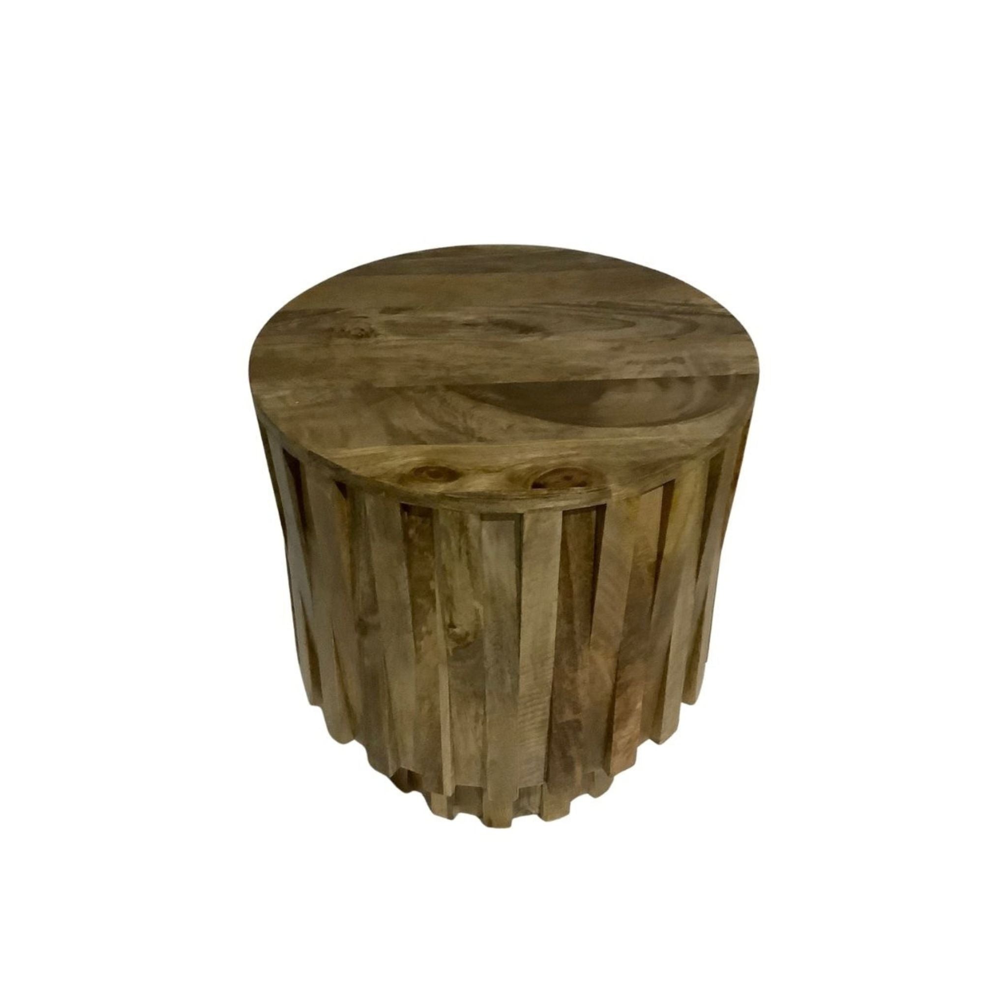 Vireon Teak Side Table - Wisteria