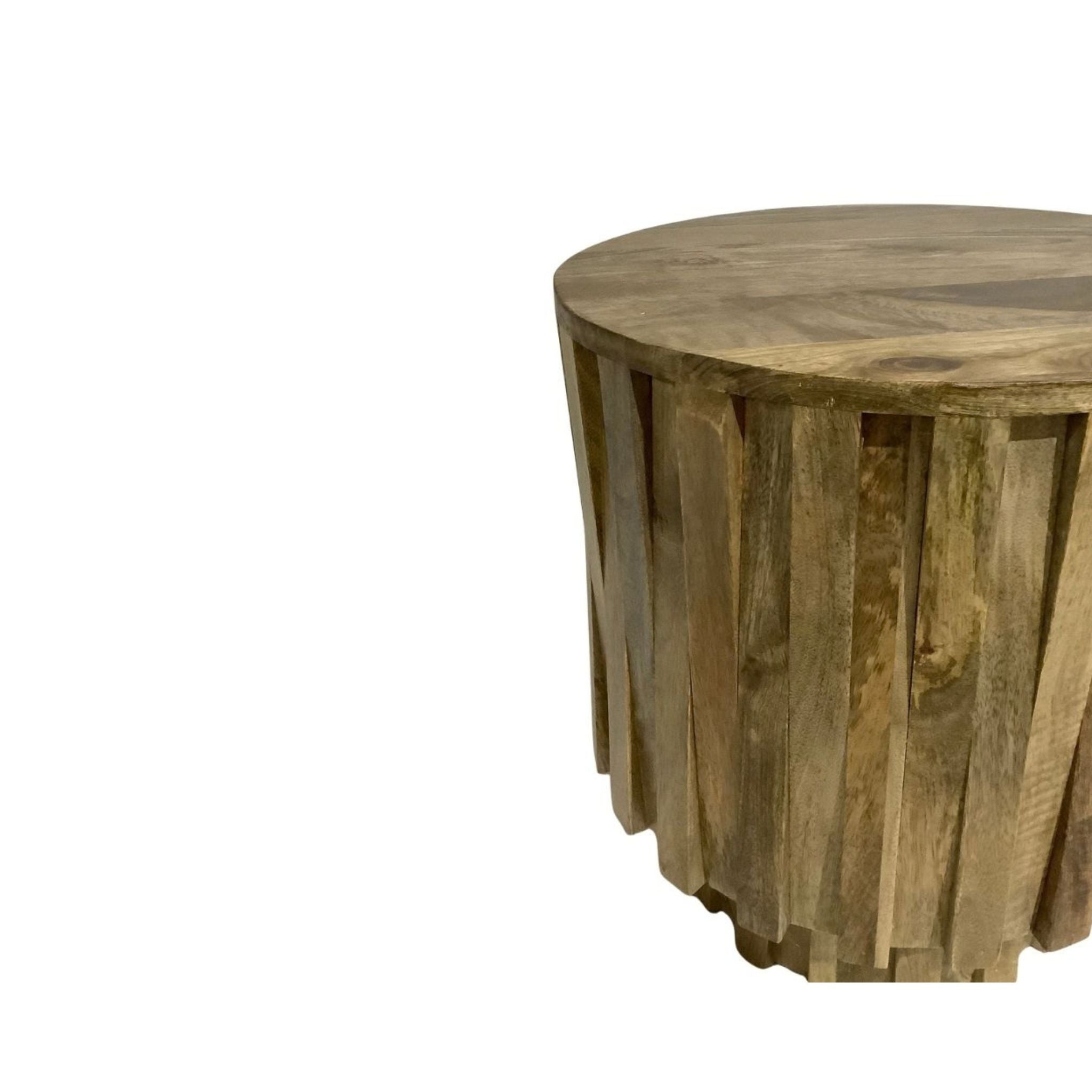 Vireon Teak Side Table - Wisteria