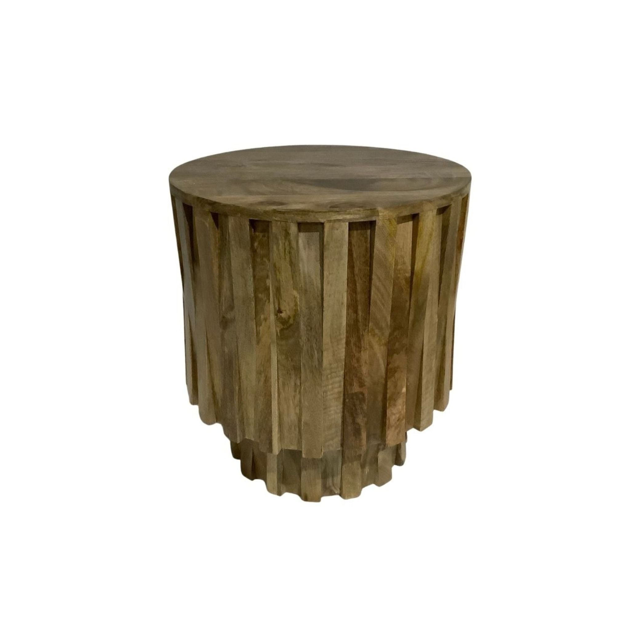 Vireon Teak Side Table - Wisteria