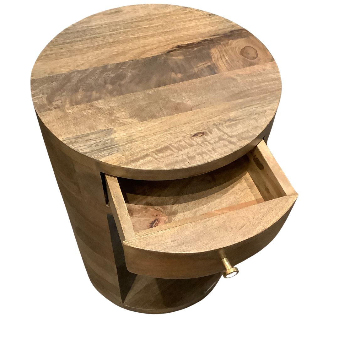 Caligo Wood Side Table