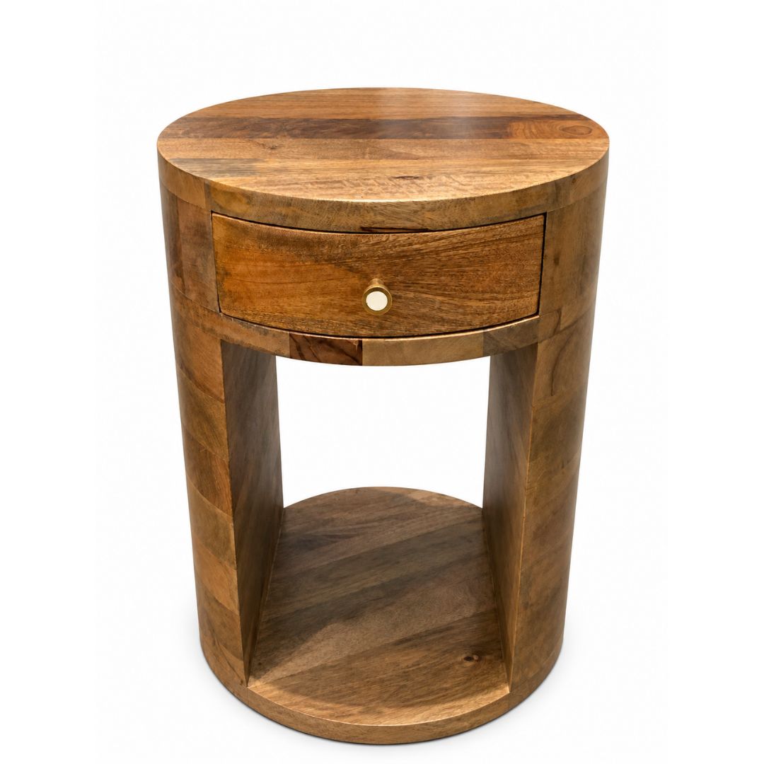 Caligo Wood Side Table