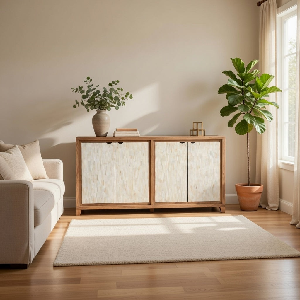 Vaelun Bone Inlay Sideboard