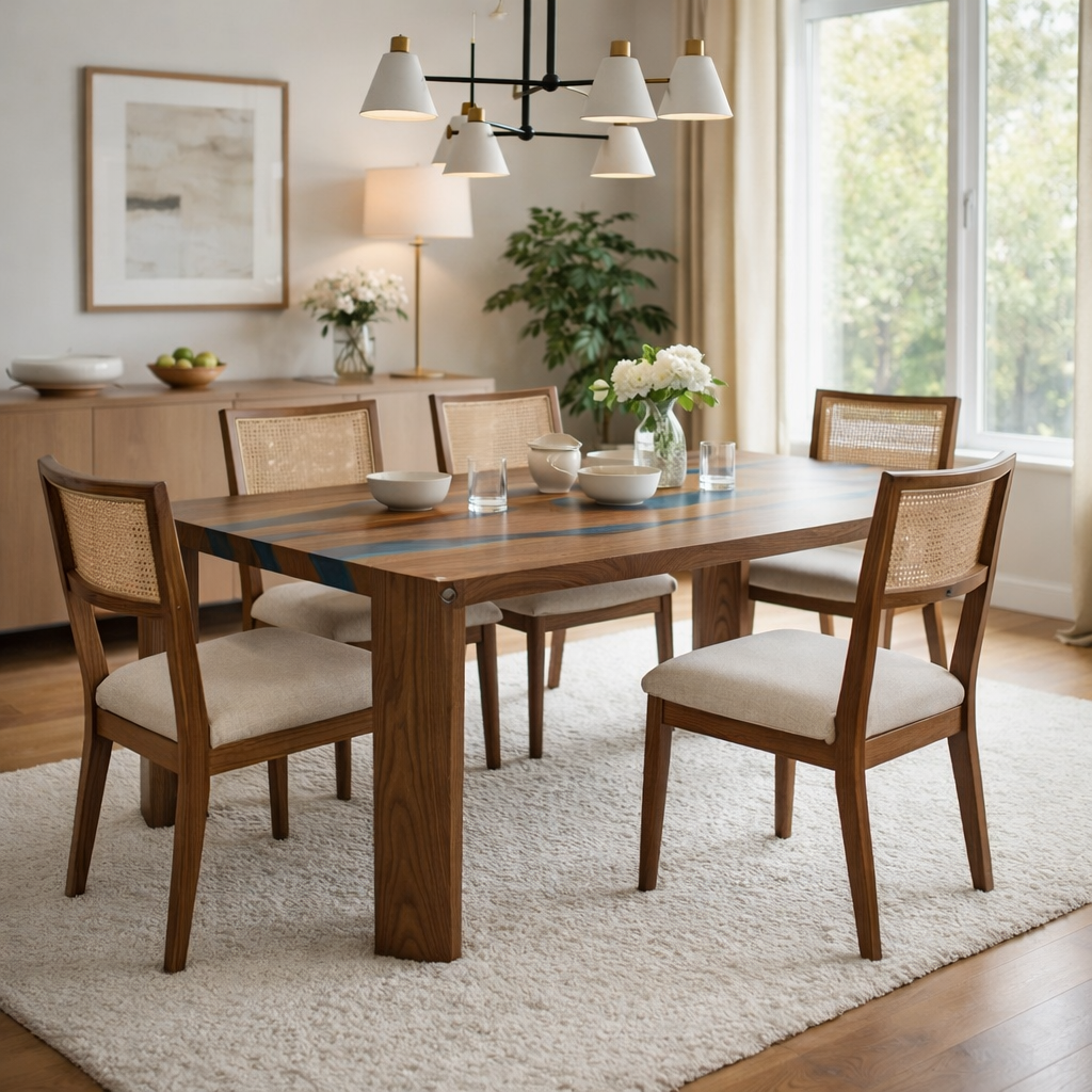 Virelia Wood Dining Table