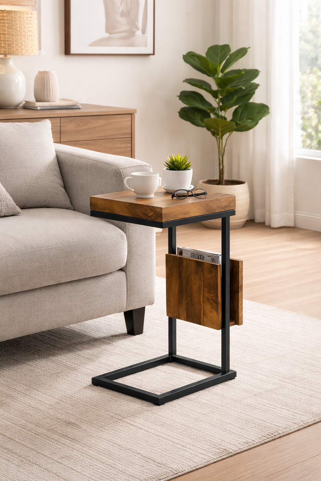 Torvain Wood Accent Table