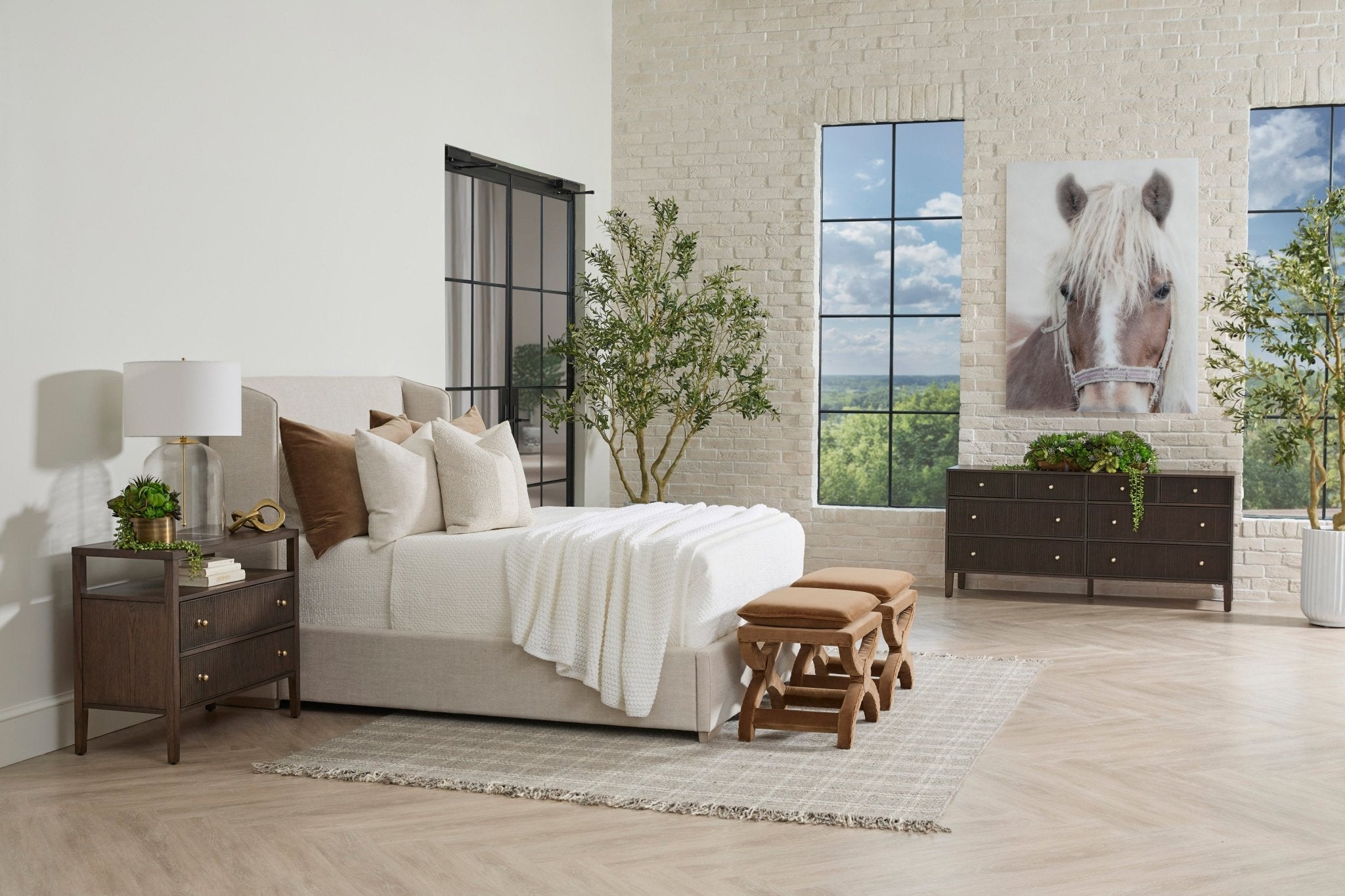 Glenridge Ottoman - Wisteria