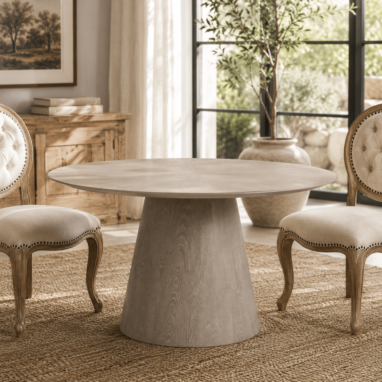 Avond Round Dining Table - Wisteria