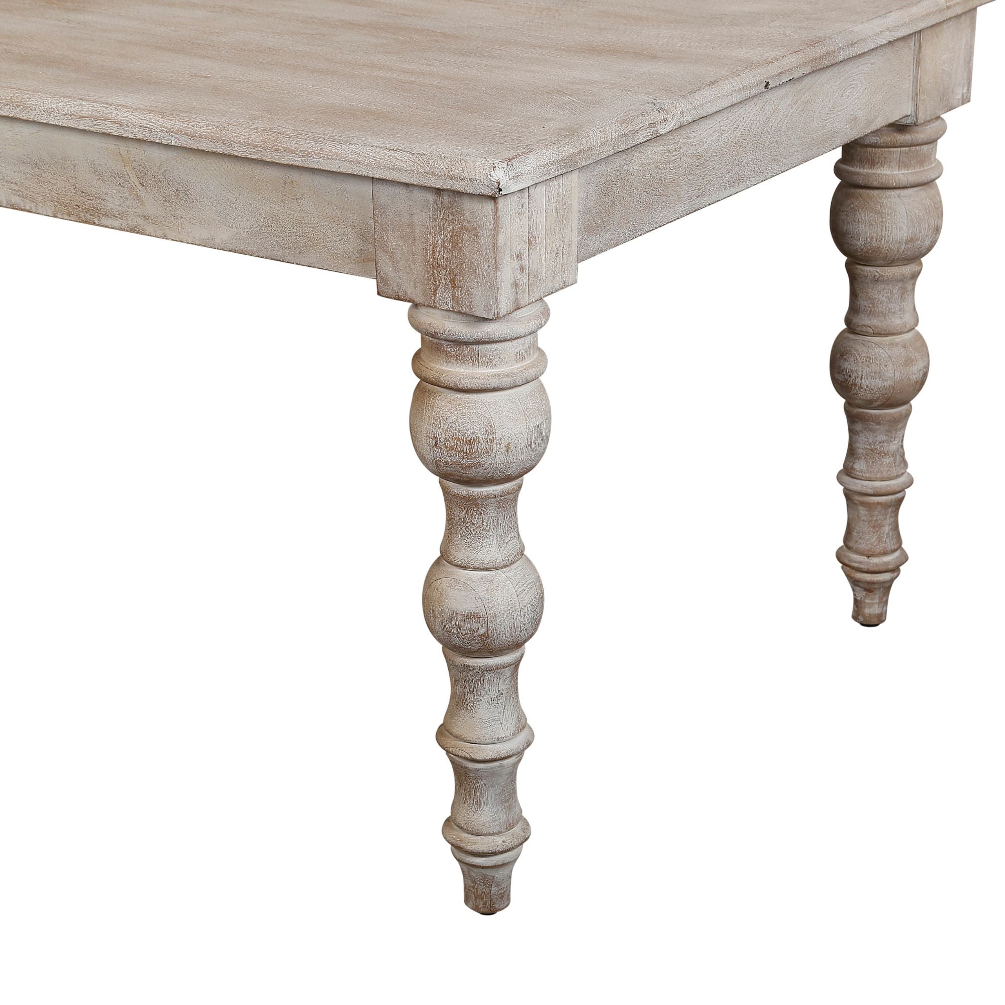 Matera Carved Wood Dining Table