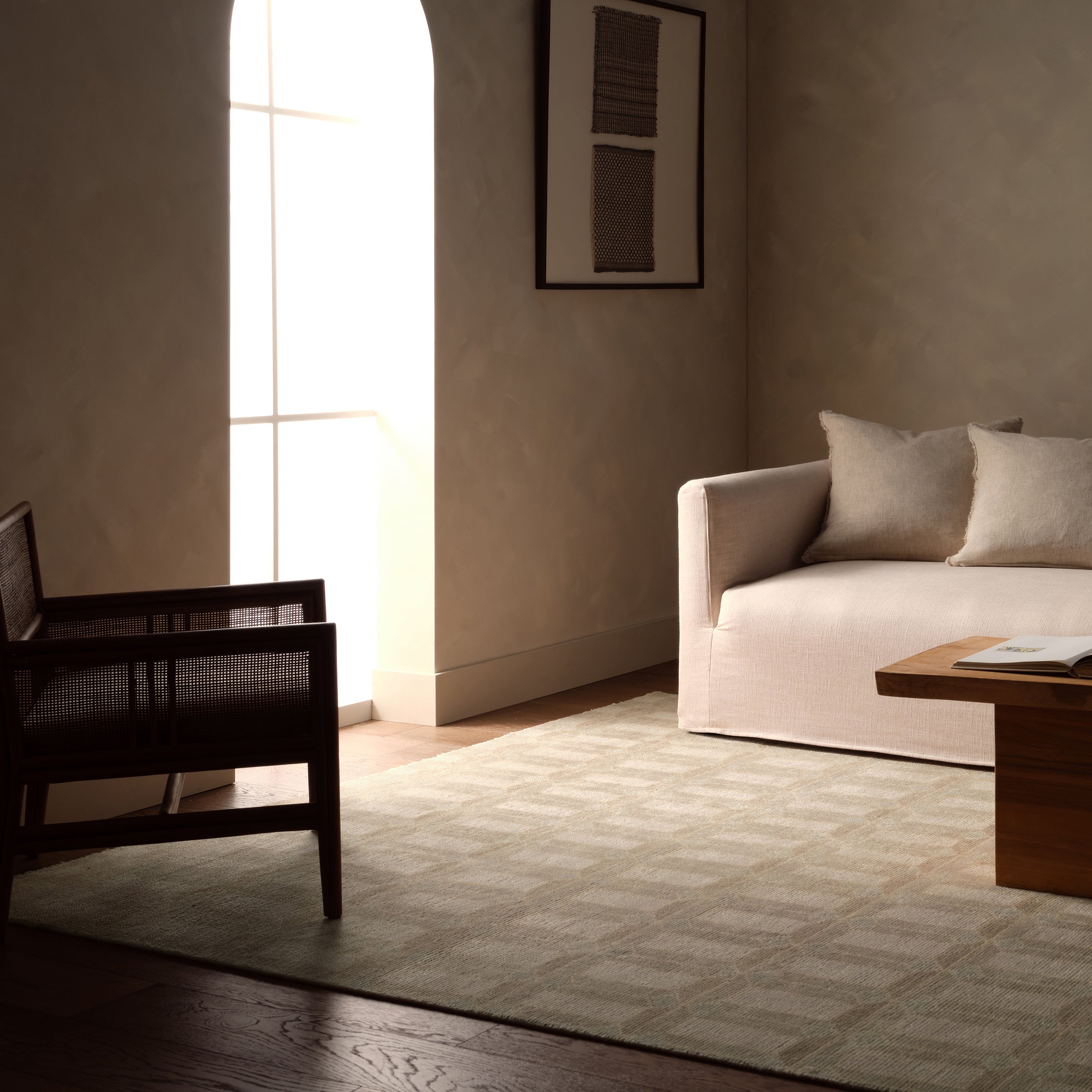 Rivona Handwoven Wool Rug