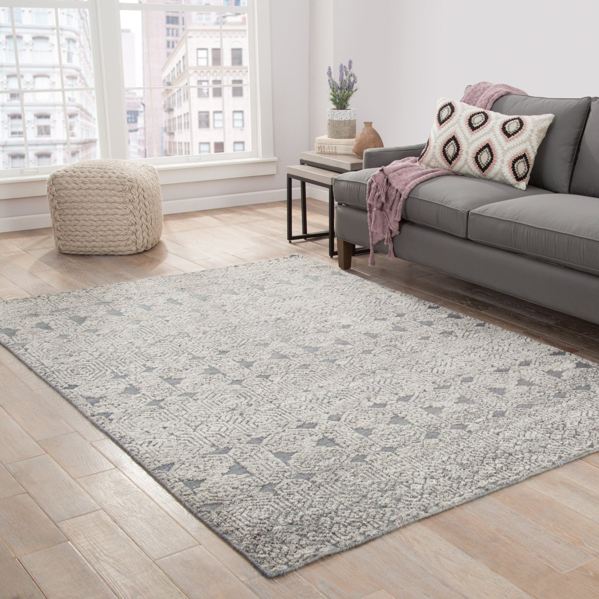Casperia Wool Area Rug - Wisteria