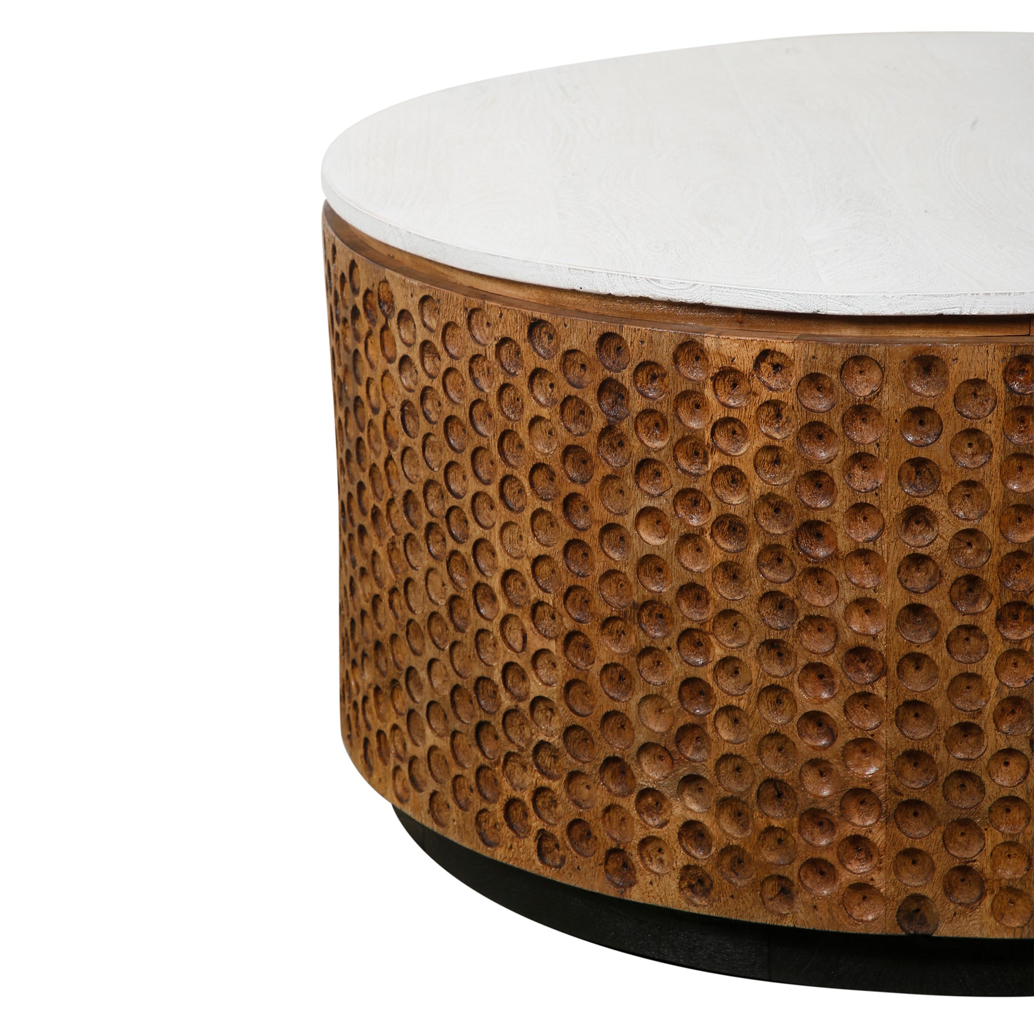 Montoro Carved Coffee Table - Wisteria