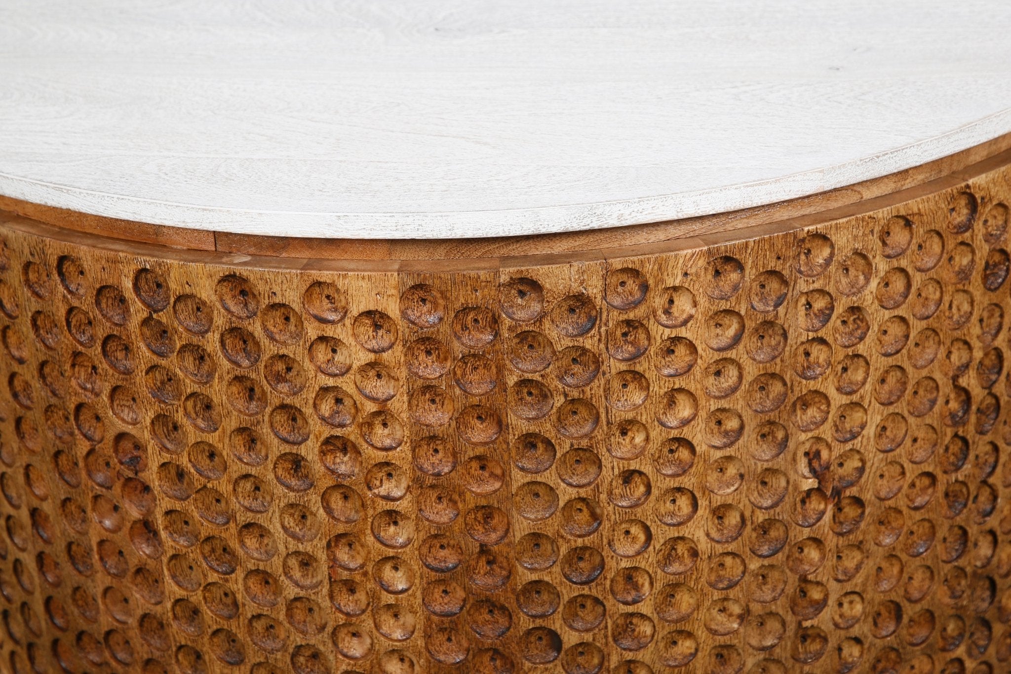 Montoro Carved Coffee Table - Wisteria