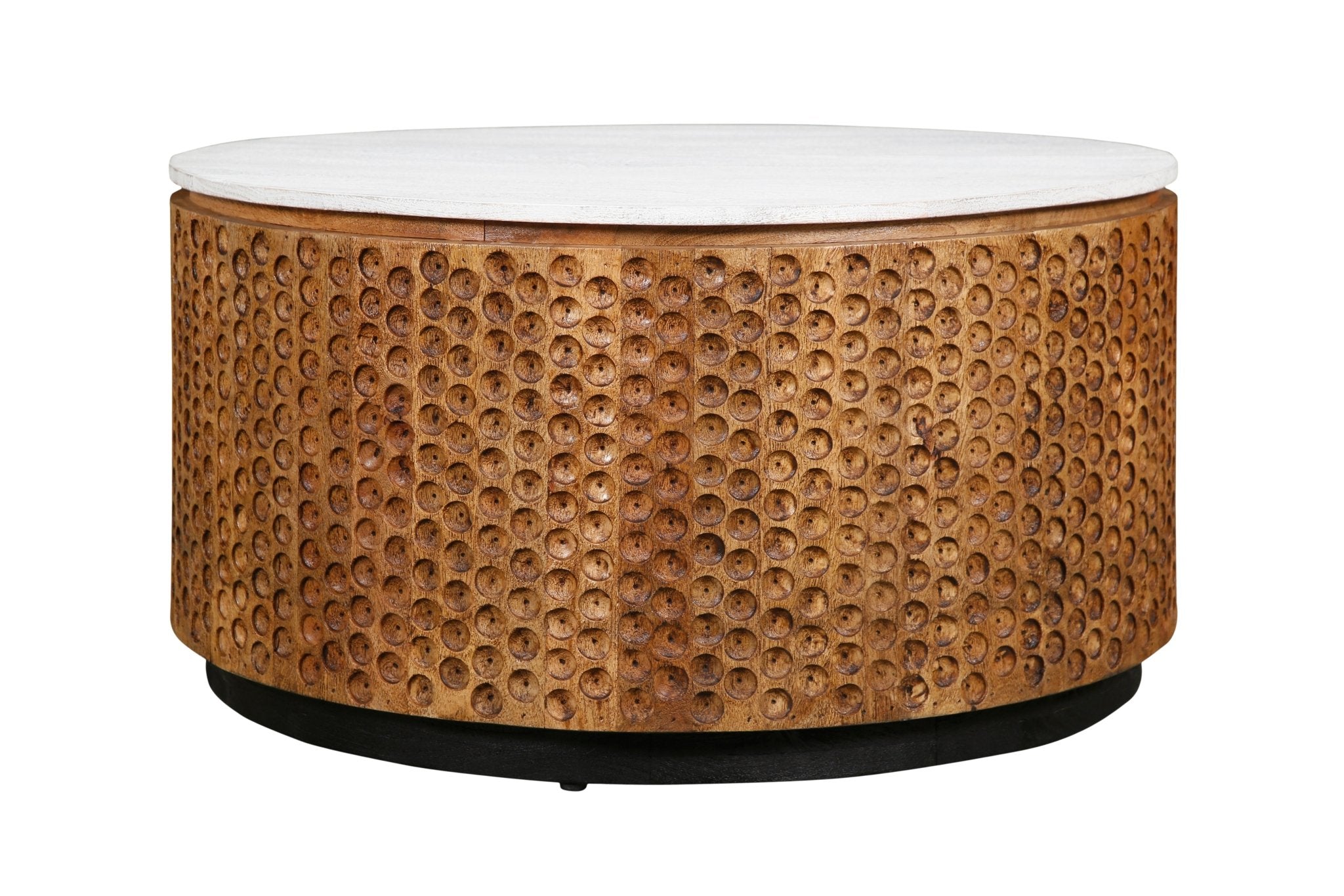 Montoro Carved Coffee Table - Wisteria