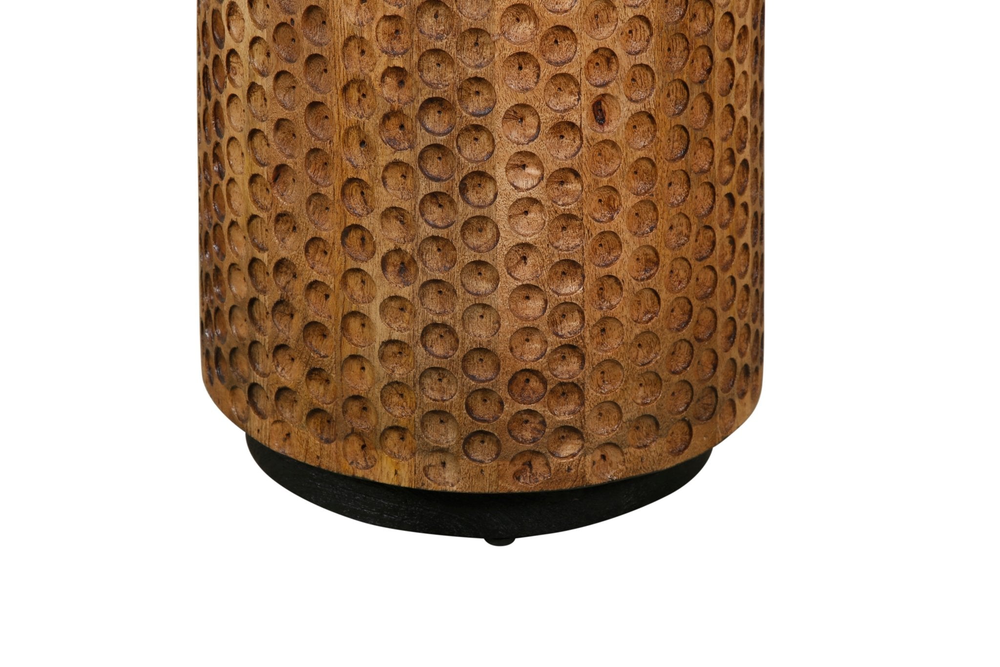 Montoro Carved Side Table - Wisteria