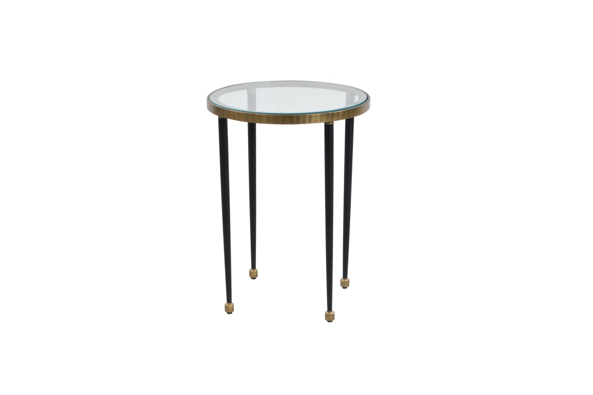 Alesso Glass Accent Table - Wisteria