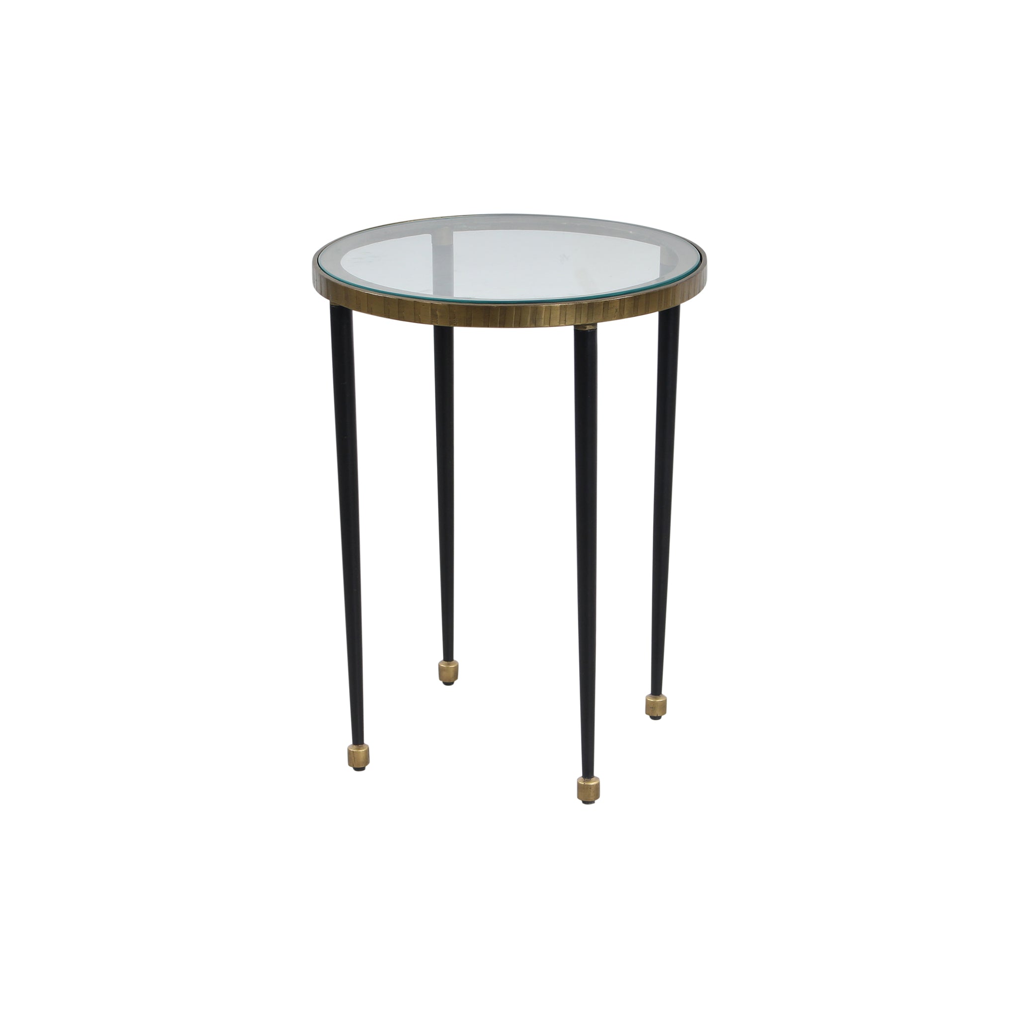 Alesso Glass Accent Table - Wisteria